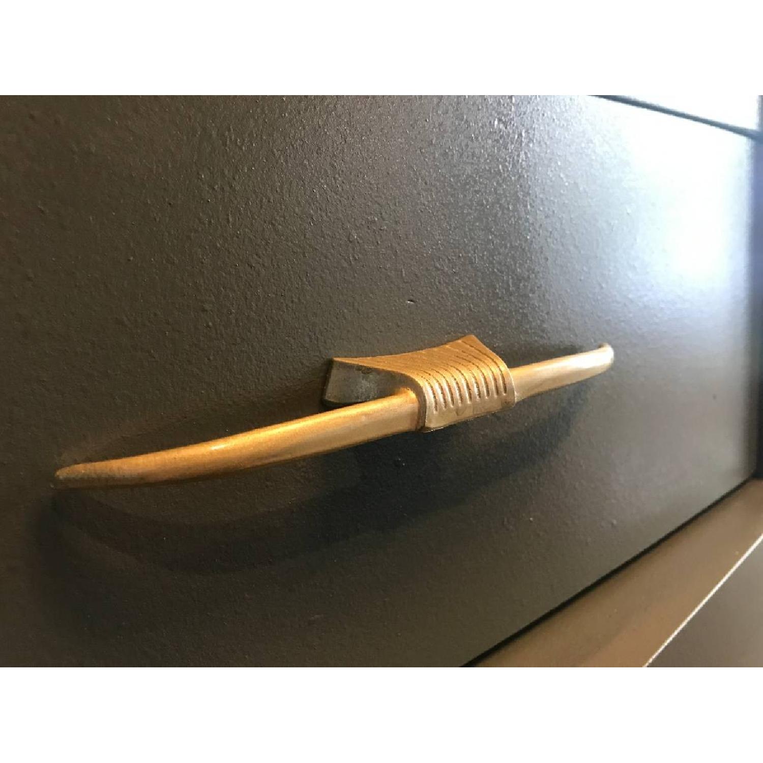 Mid Century Style Solid Wood 6-Drawer Grey Dresser - image-1