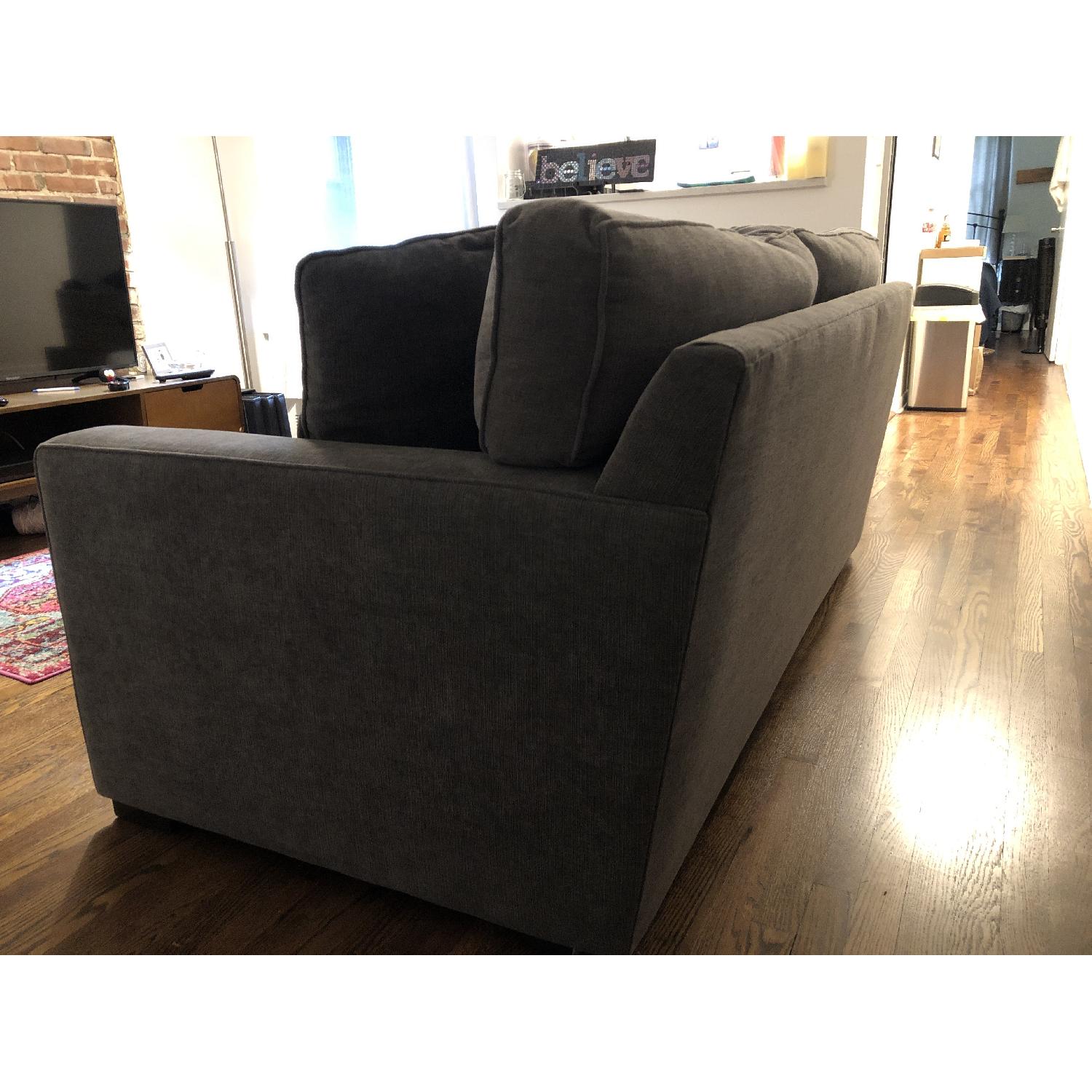 Macy's Radley Sleeper Sofa in Dark Grey AptDeco