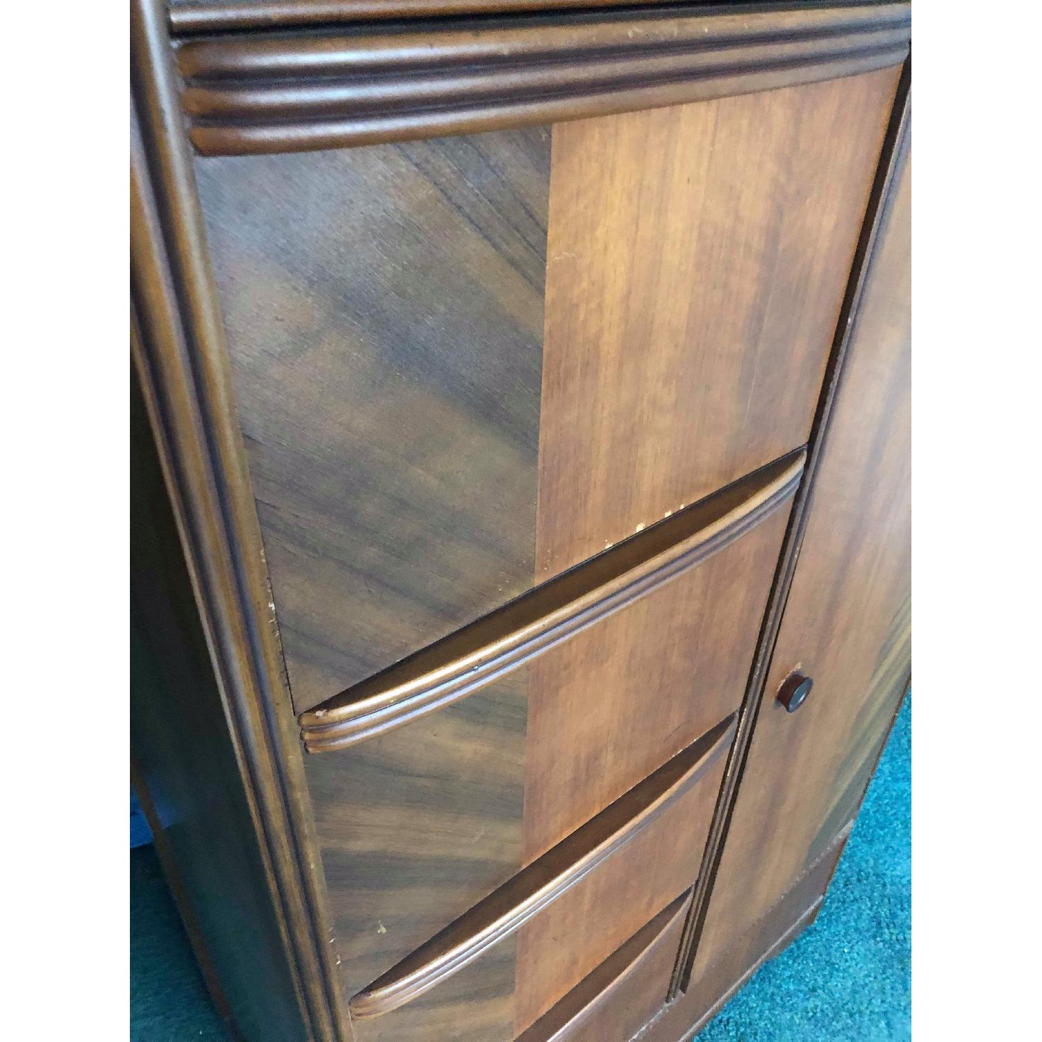 Antique 1940s Art Deco Style Wardrobe/Chifferobe - image-14