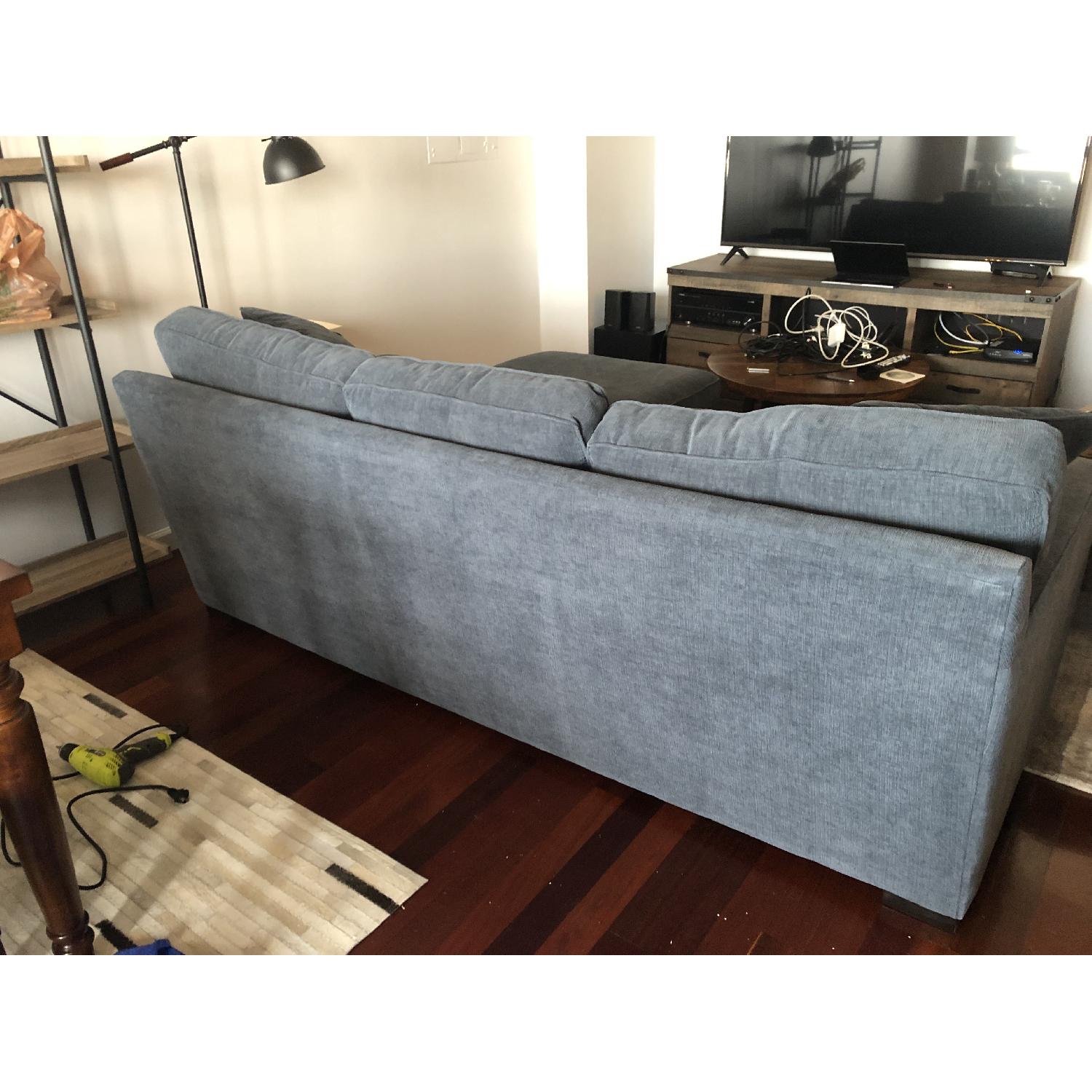 Macy's 86" Radley Fabric Sofa & Ottoman - image-3