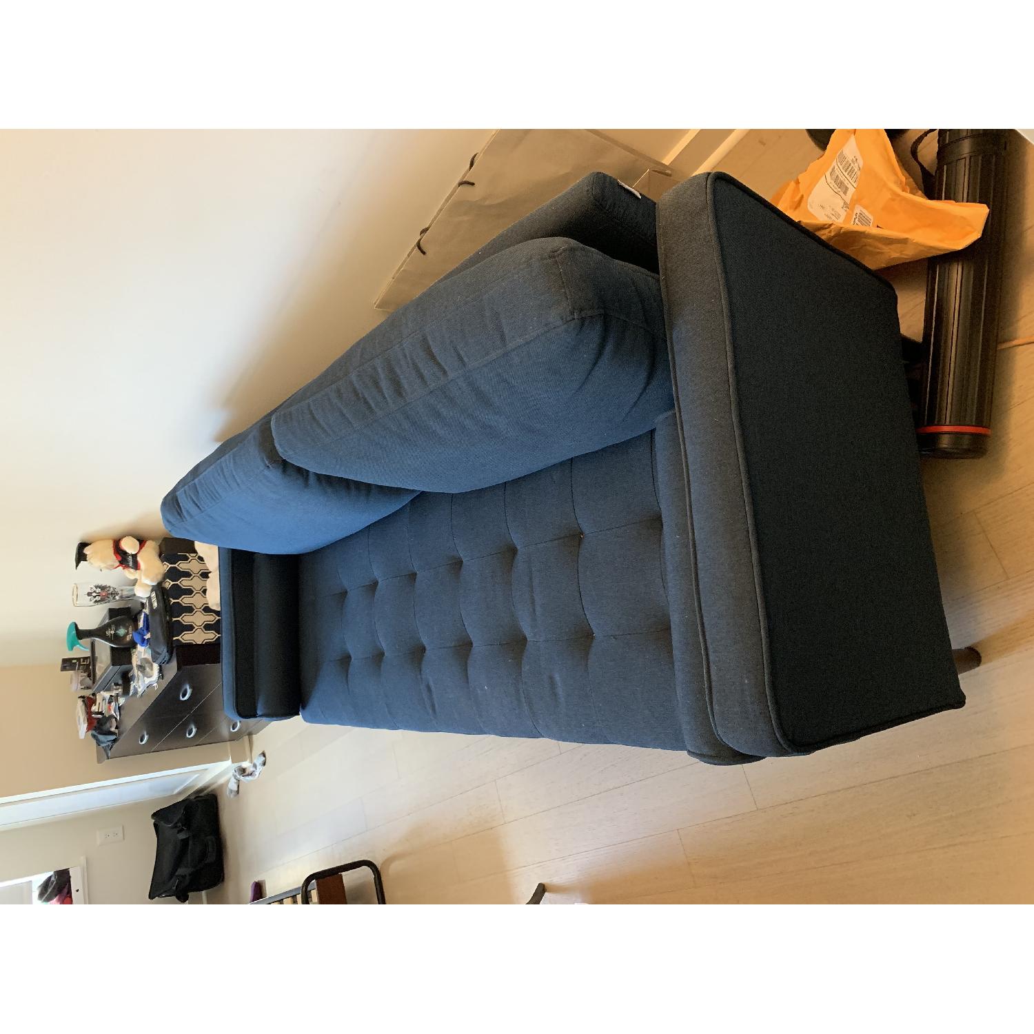 Modern Sofa w/ Wood Legs - image-2