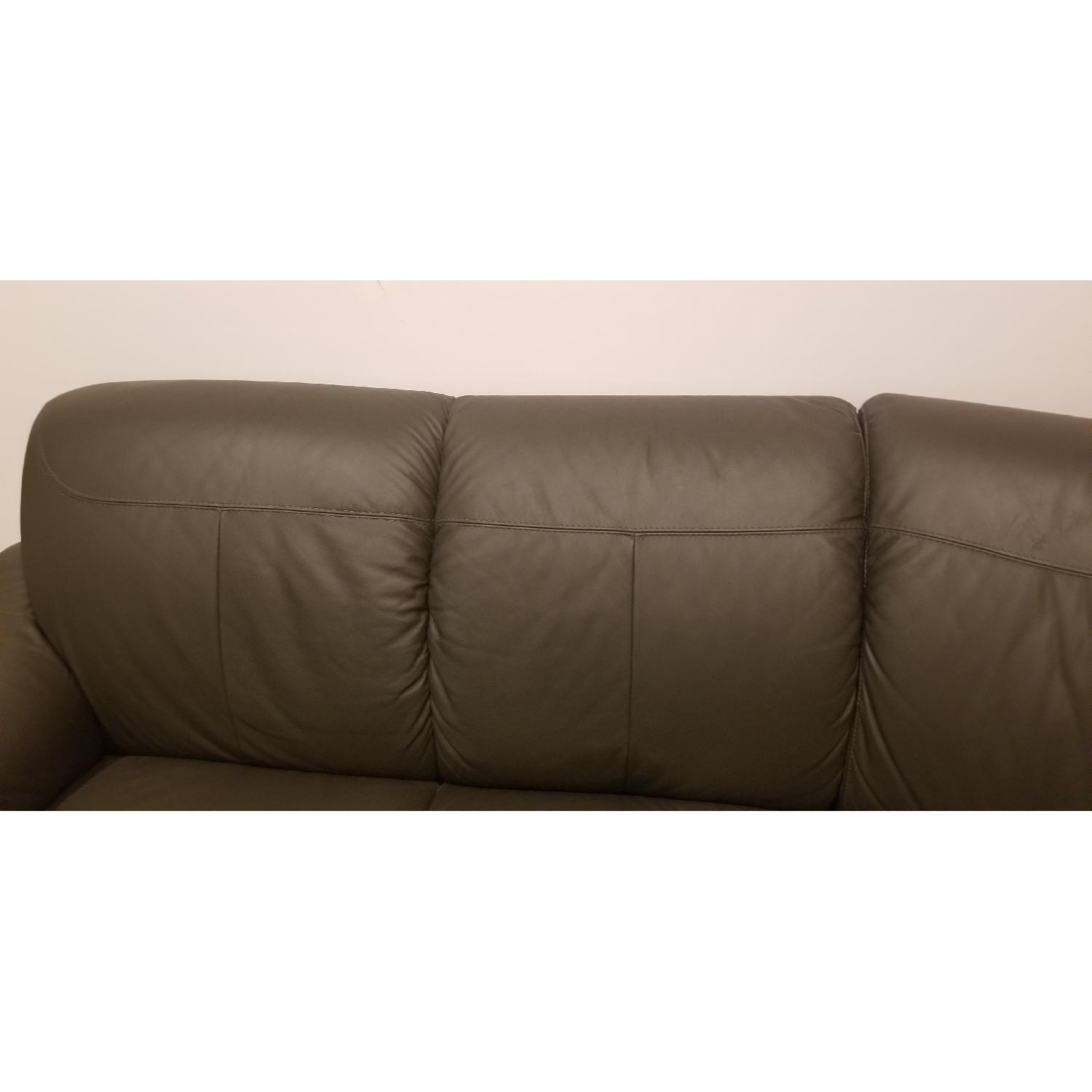 Ikea Timsfors Faux Leather Sectional Sofa - image-5