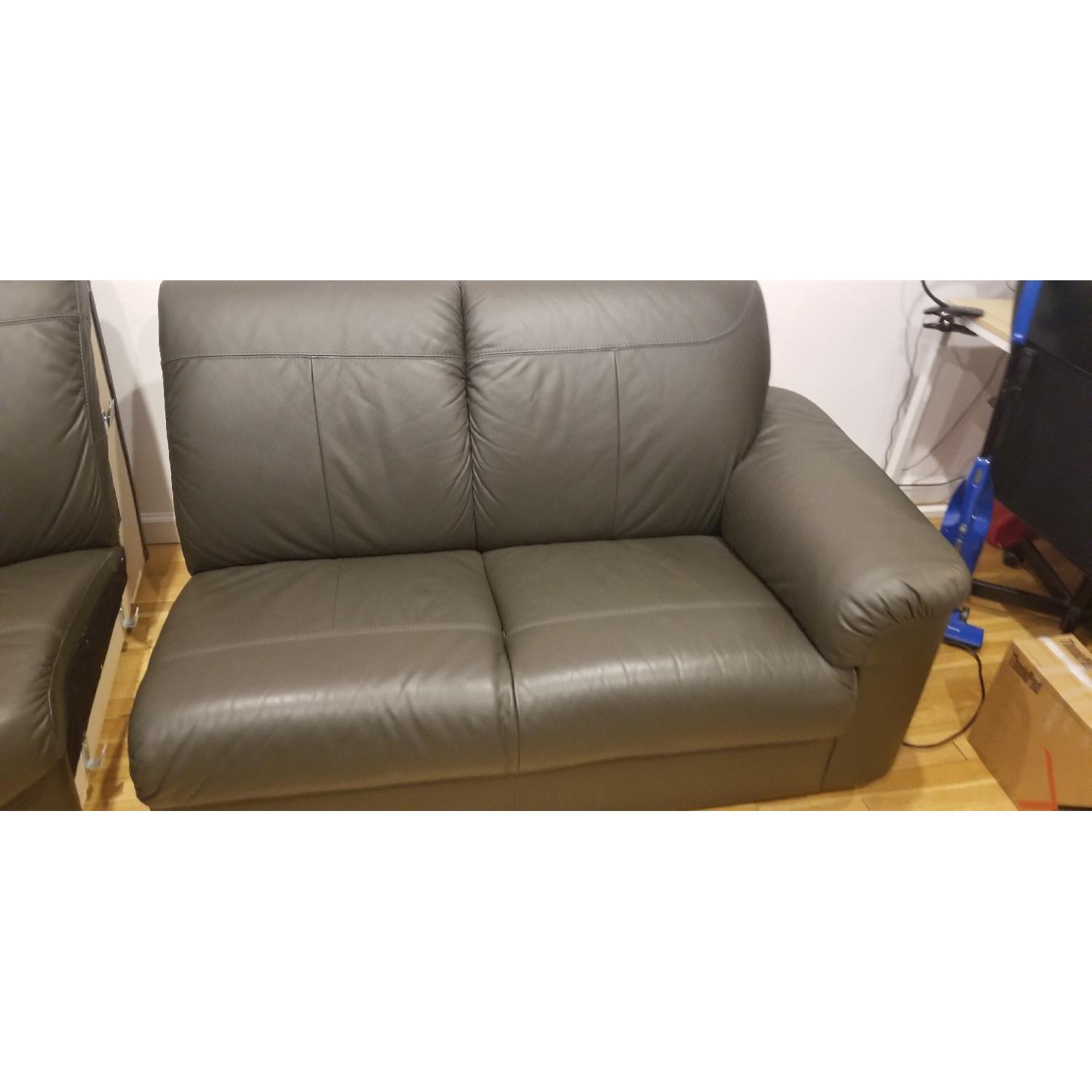 Ikea Timsfors Faux Leather Sectional Sofa - image-18