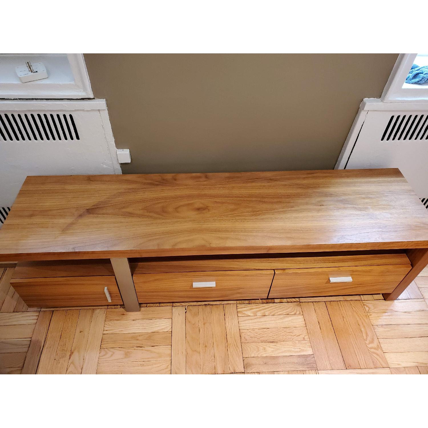 Modern Contemporary Oslo Brown TV Bench & Storage - image-4