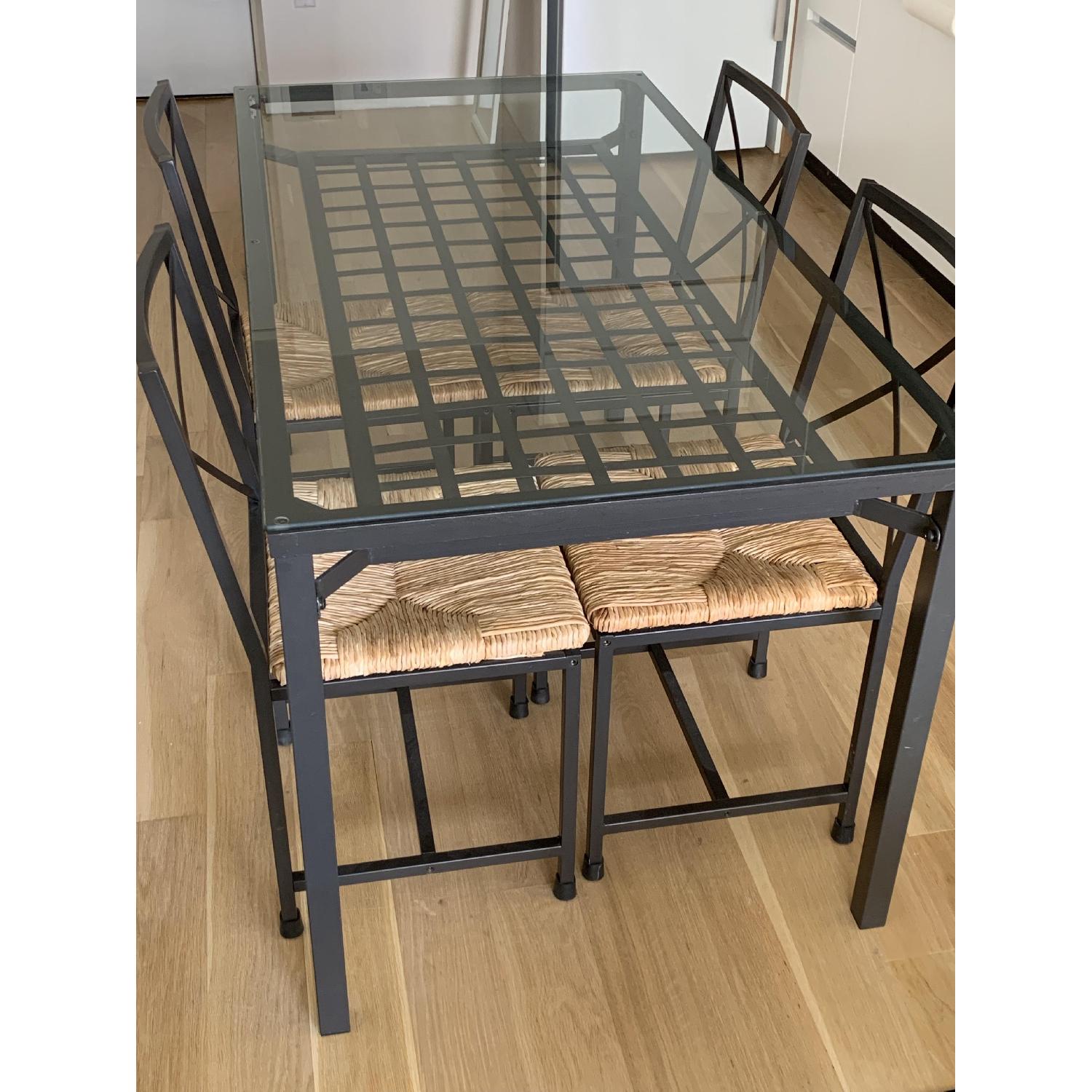 Ikea Granas Glass Dining Table w/ 4 Chairs - image-2