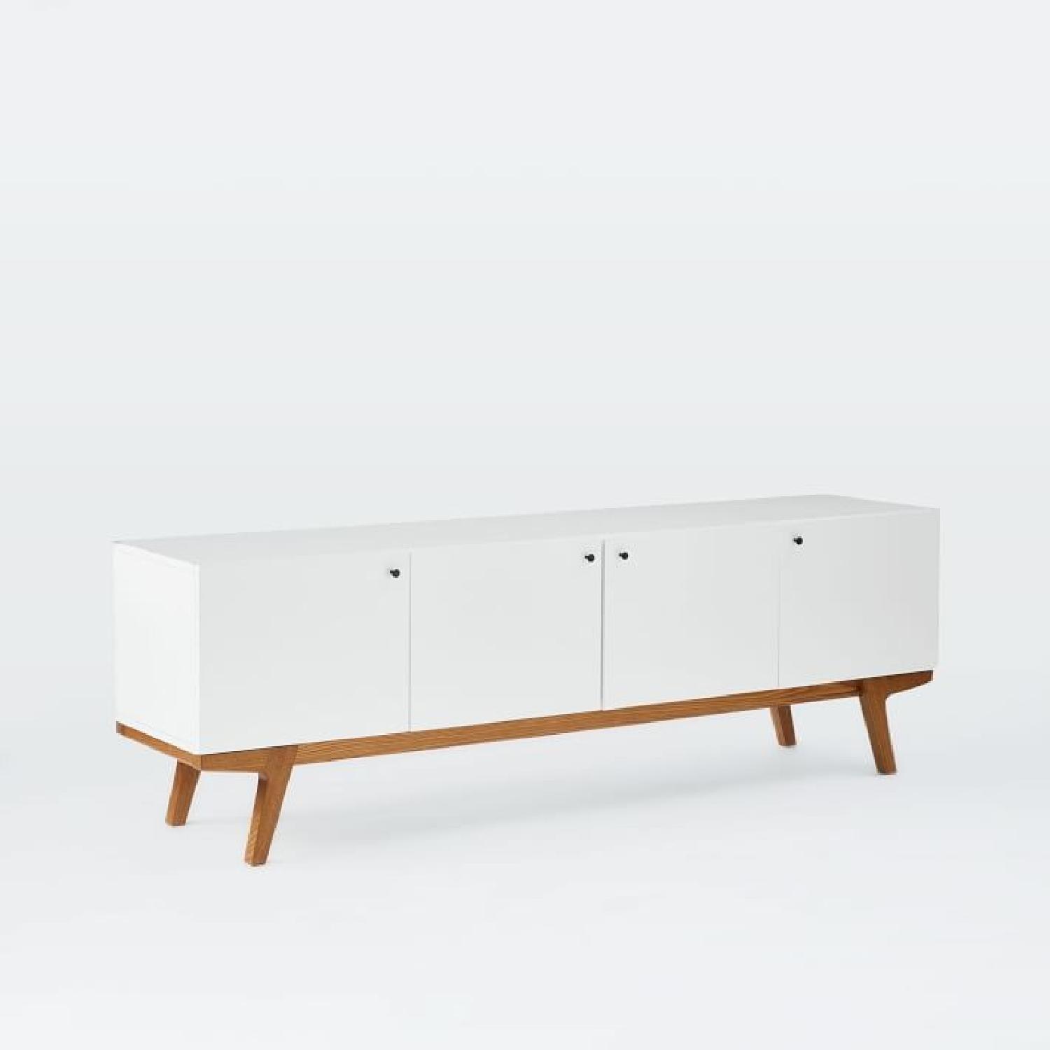 West Elm Modern Media Console AptDeco