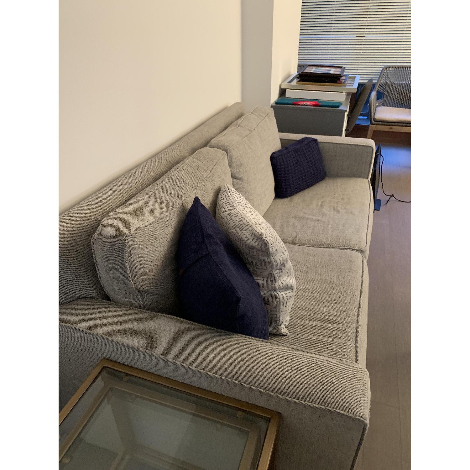 West Elm Gravel Twill Henry Sofa - image-2