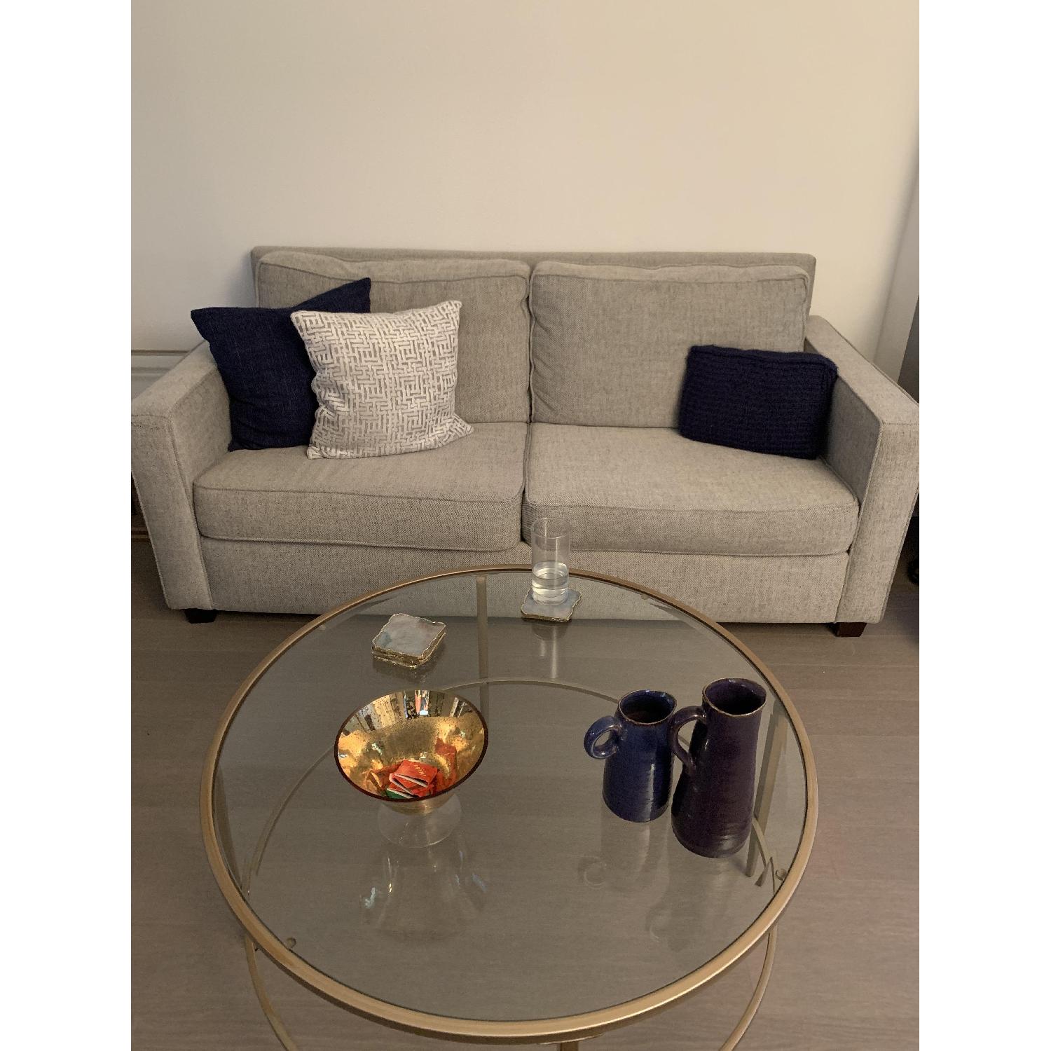 West Elm Gravel Twill Henry Sofa - image-3