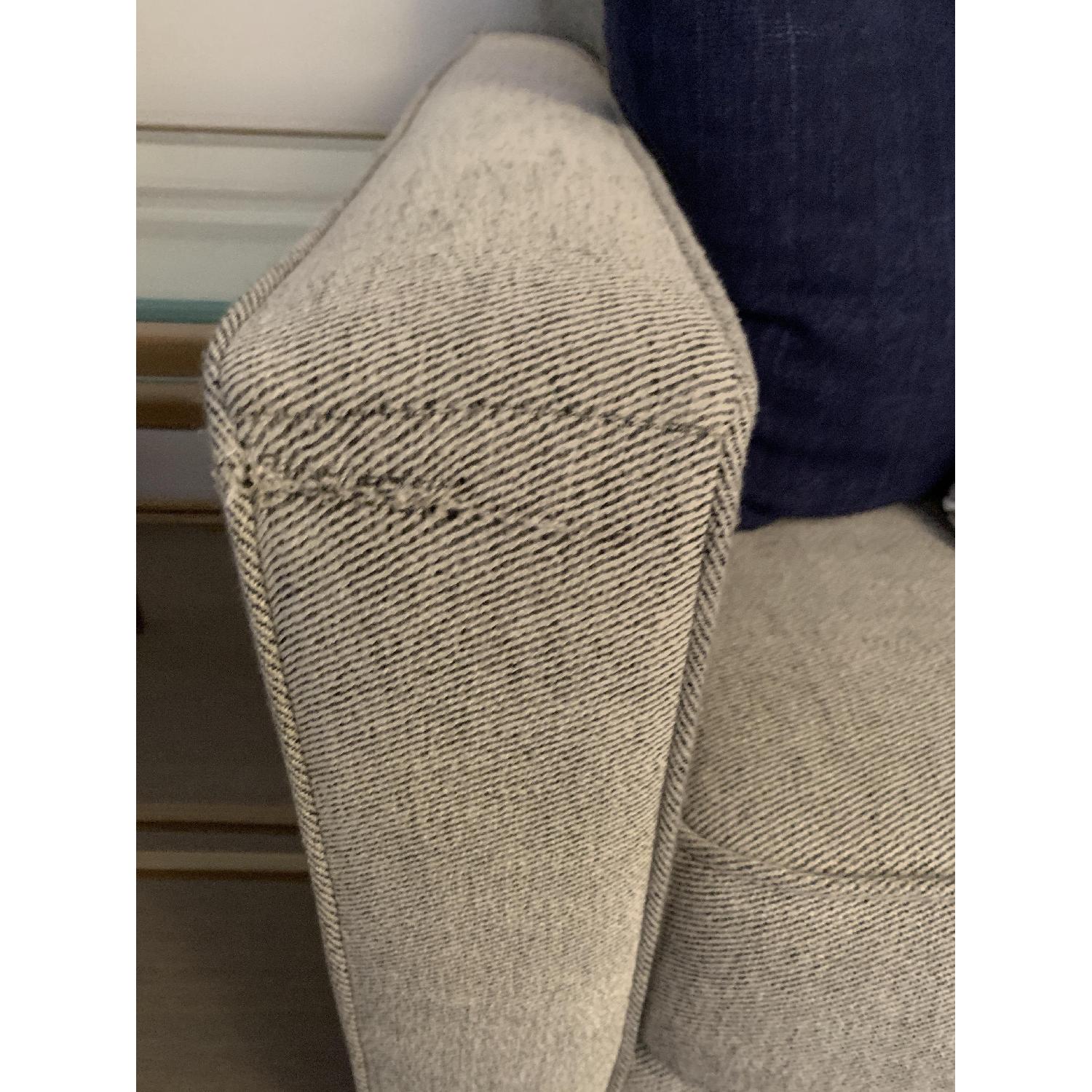 West Elm Gravel Twill Henry Sofa - image-5