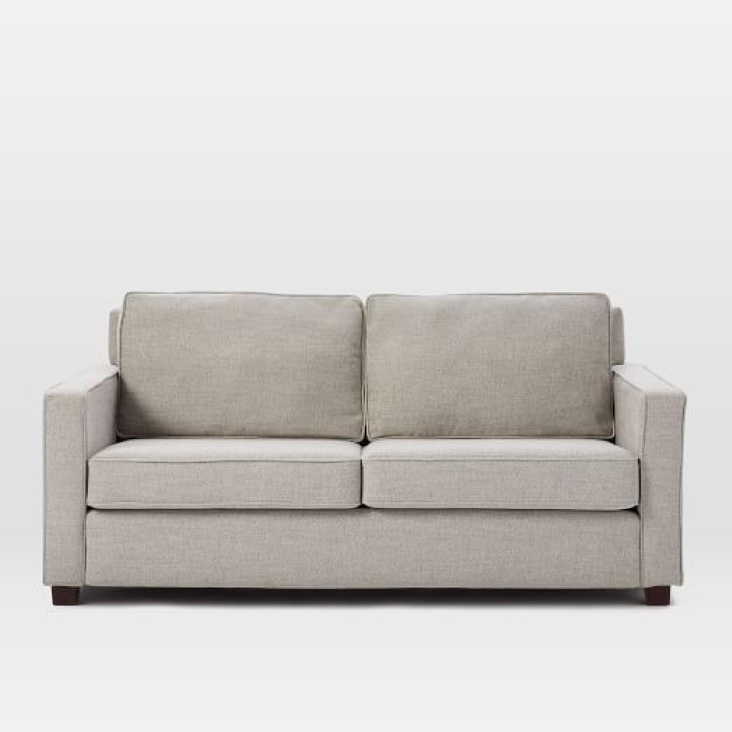 West Elm Gravel Twill Henry Sofa AptDeco