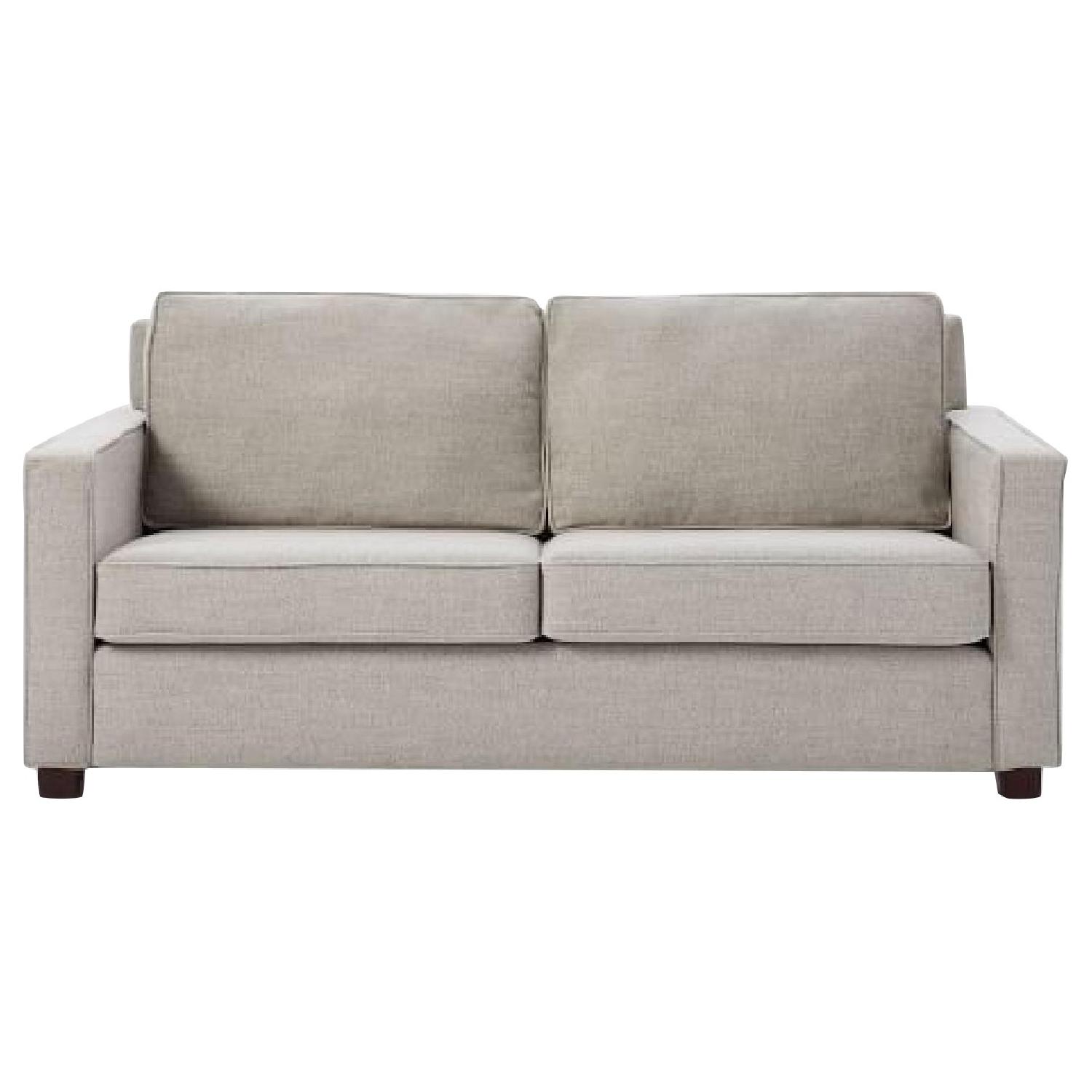 West Elm Gravel Twill Henry Sofa - image-0