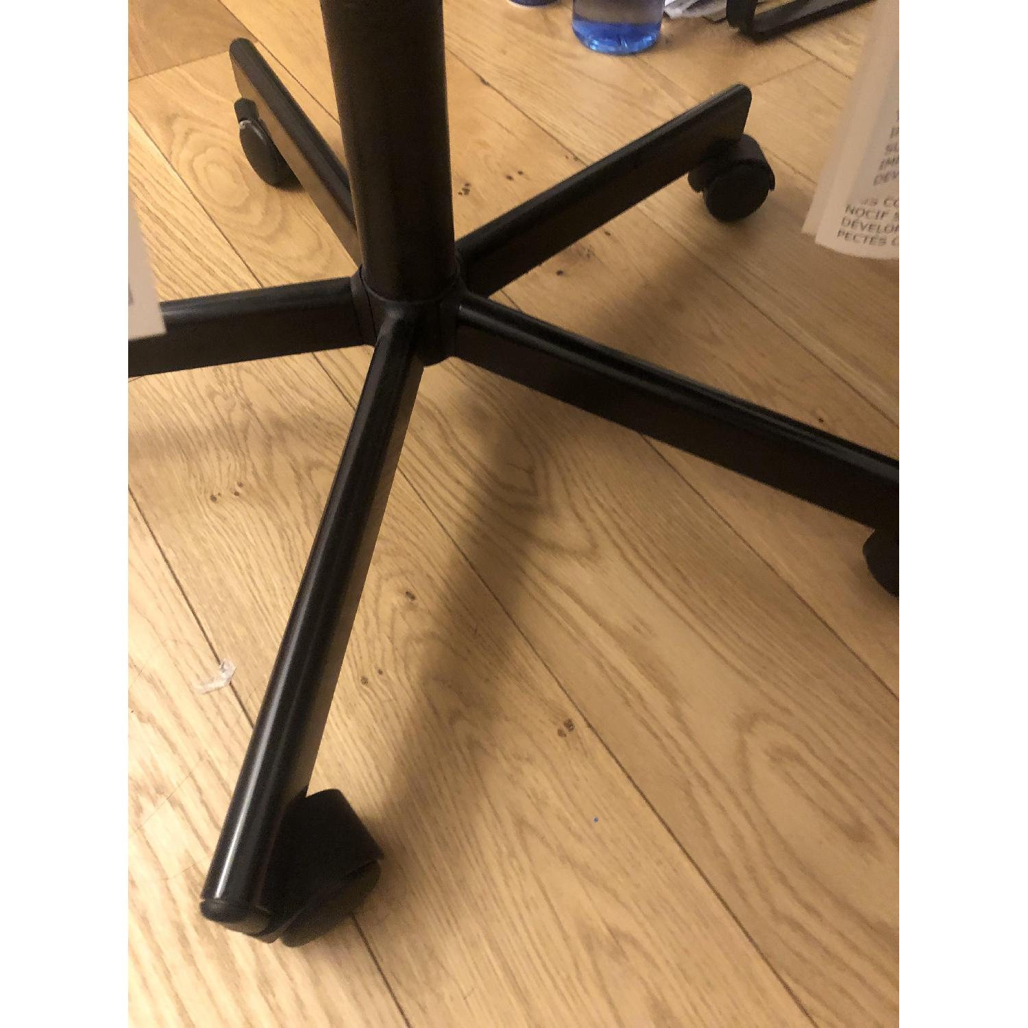 Ikea Renberget Black Swivel Chair - image-5