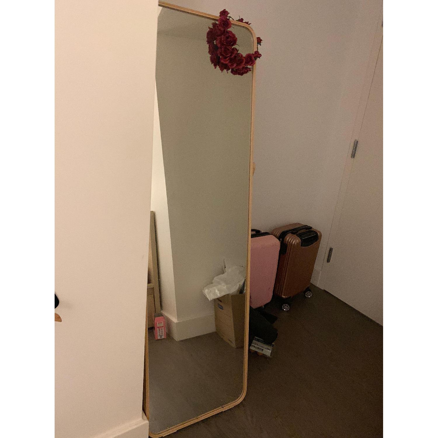 【美品】IKORNNES IKEA 全身鏡 IKORNNES イコルネス スタンドミラー, アッシュ, 52x167 cm - IKEA