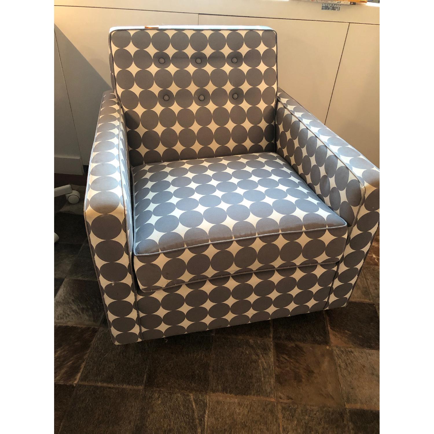 Dwell Studio Thompson Dotscape Modern Glider - image-1