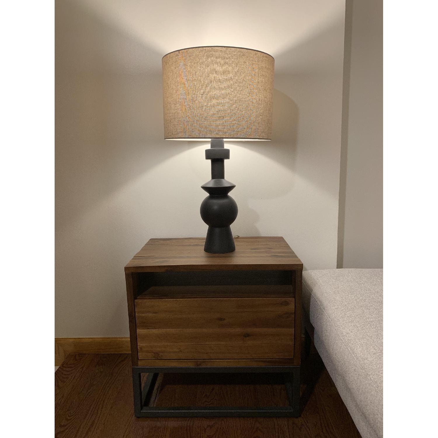 West Elm Large Totem Table Lamps - image-1