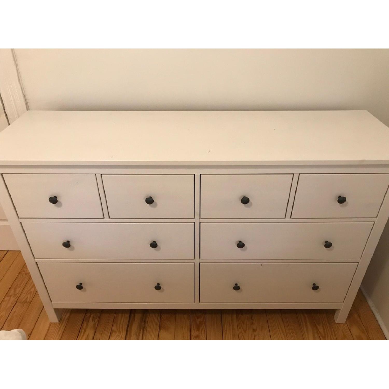Ikea White 8-Drawer Dresser - image-1