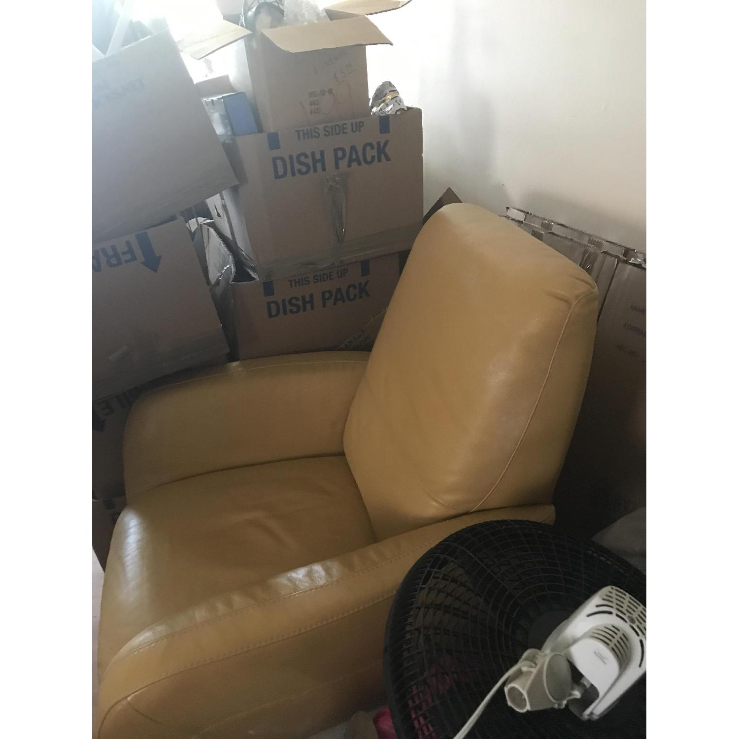 Natuzzi Leather Recliner - image-3