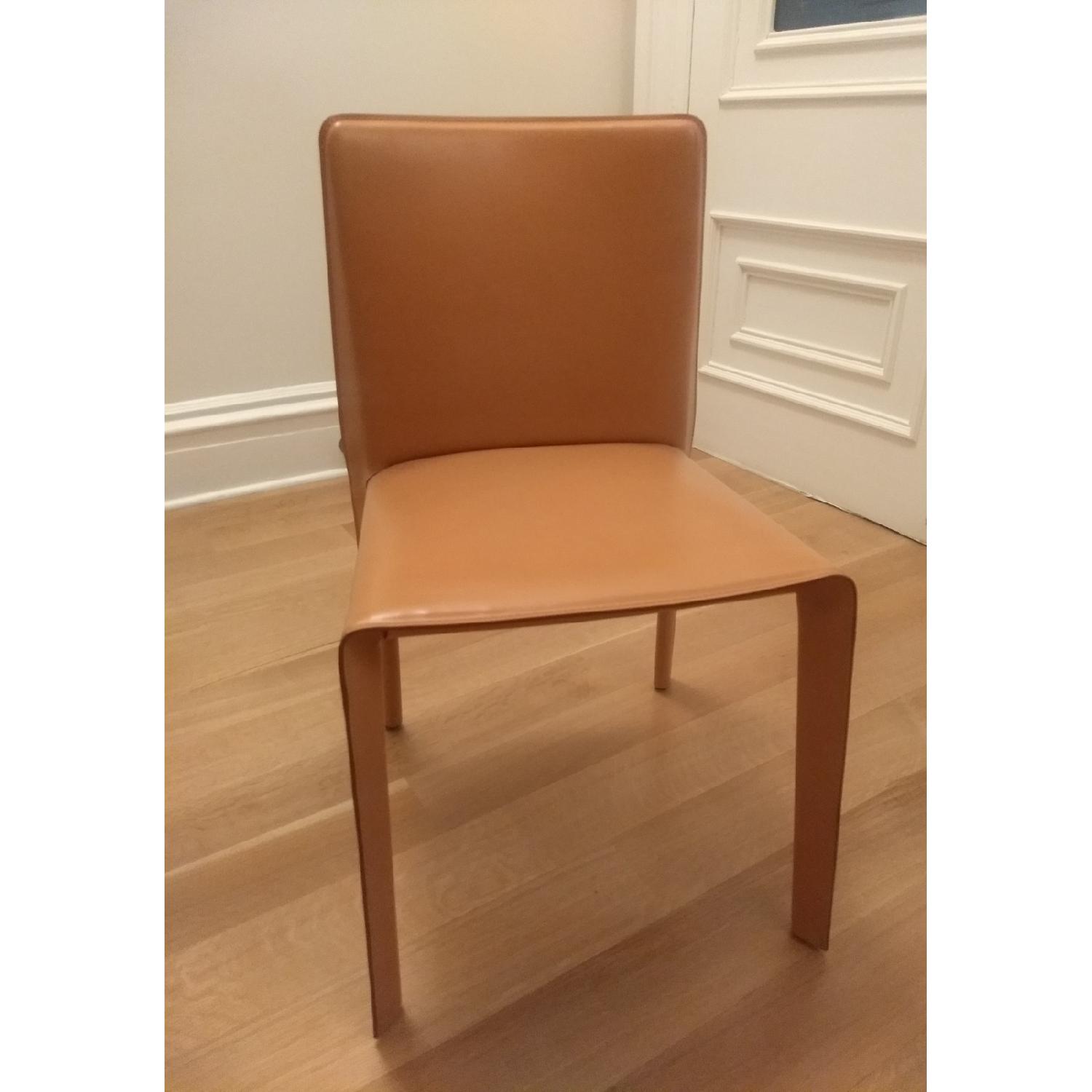 B&B Italia Doyl Dining Chair in Natural Leather - image-1