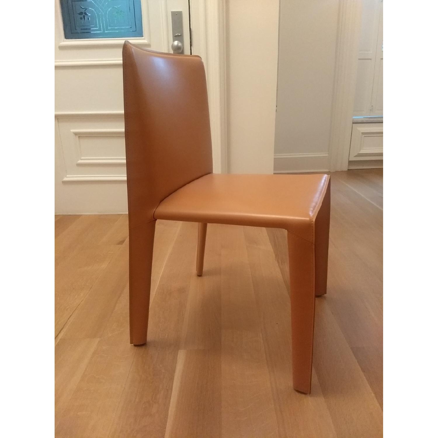 B&B Italia Doyl Dining Chair in Natural Leather - image-3