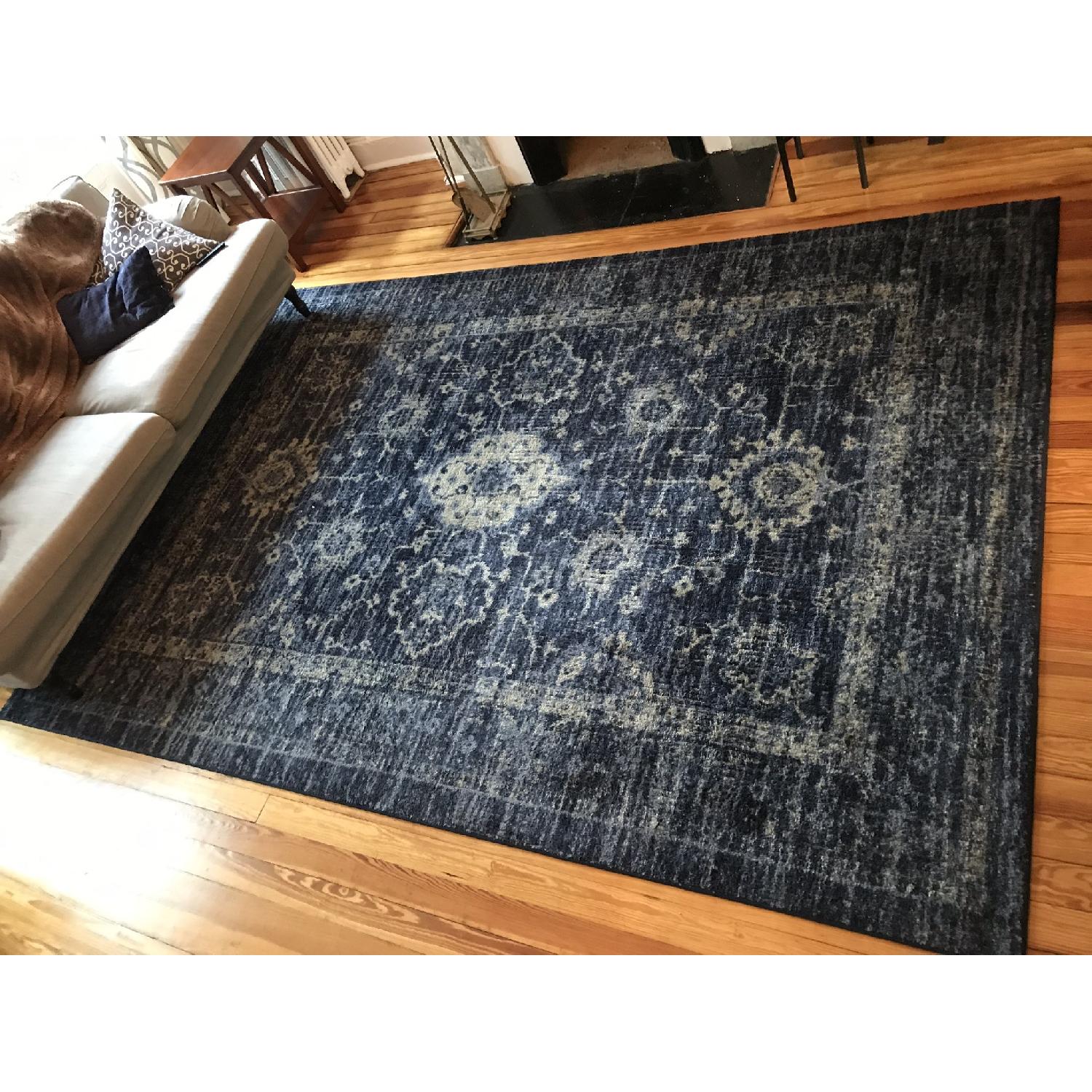 Target Indigo Vintage Distressed Rug - image-1