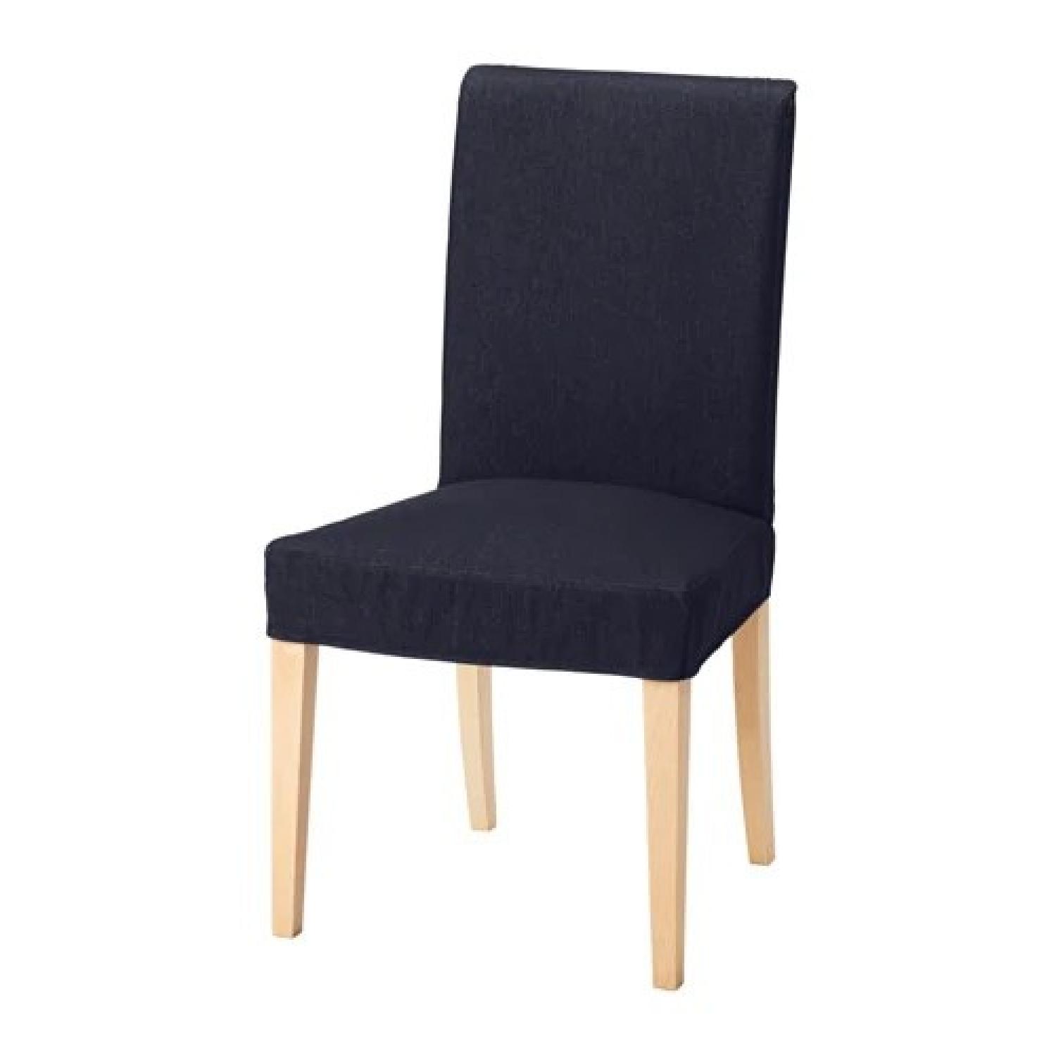 Ikea Extendable Oak Dining Table w/ 2 Chairs - image-5