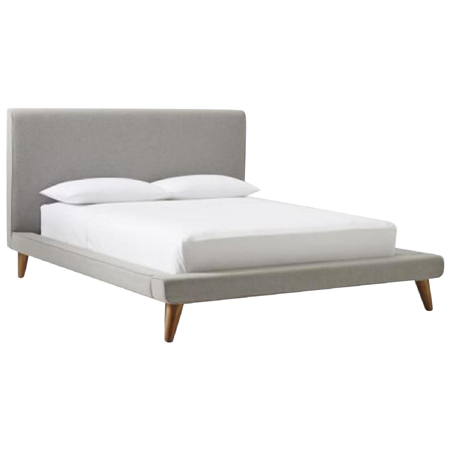 West Elm Mod Upholstered Platform Bed - image-0