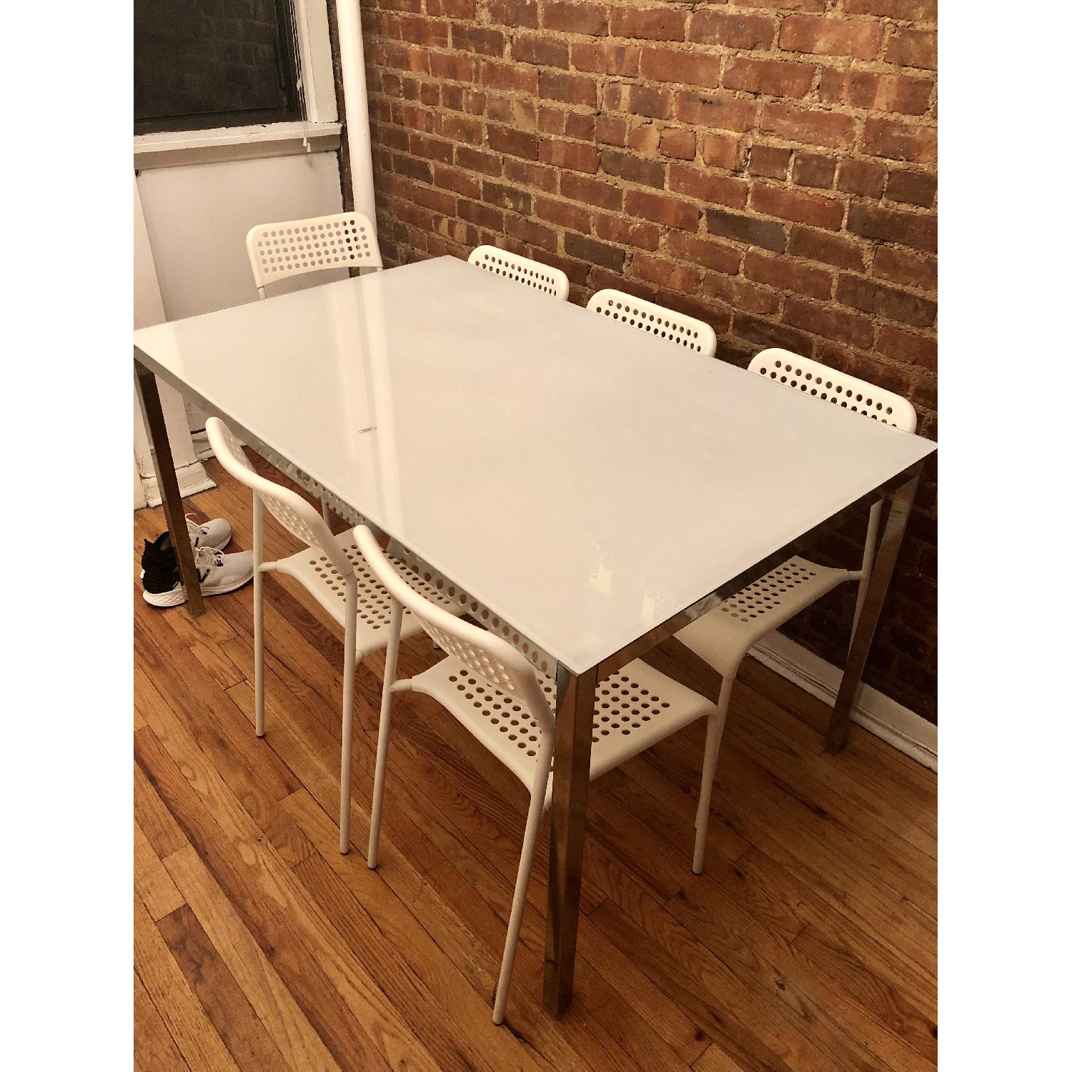 Ikea Melltorp Dining Table w/ 6 Chairs - image-2