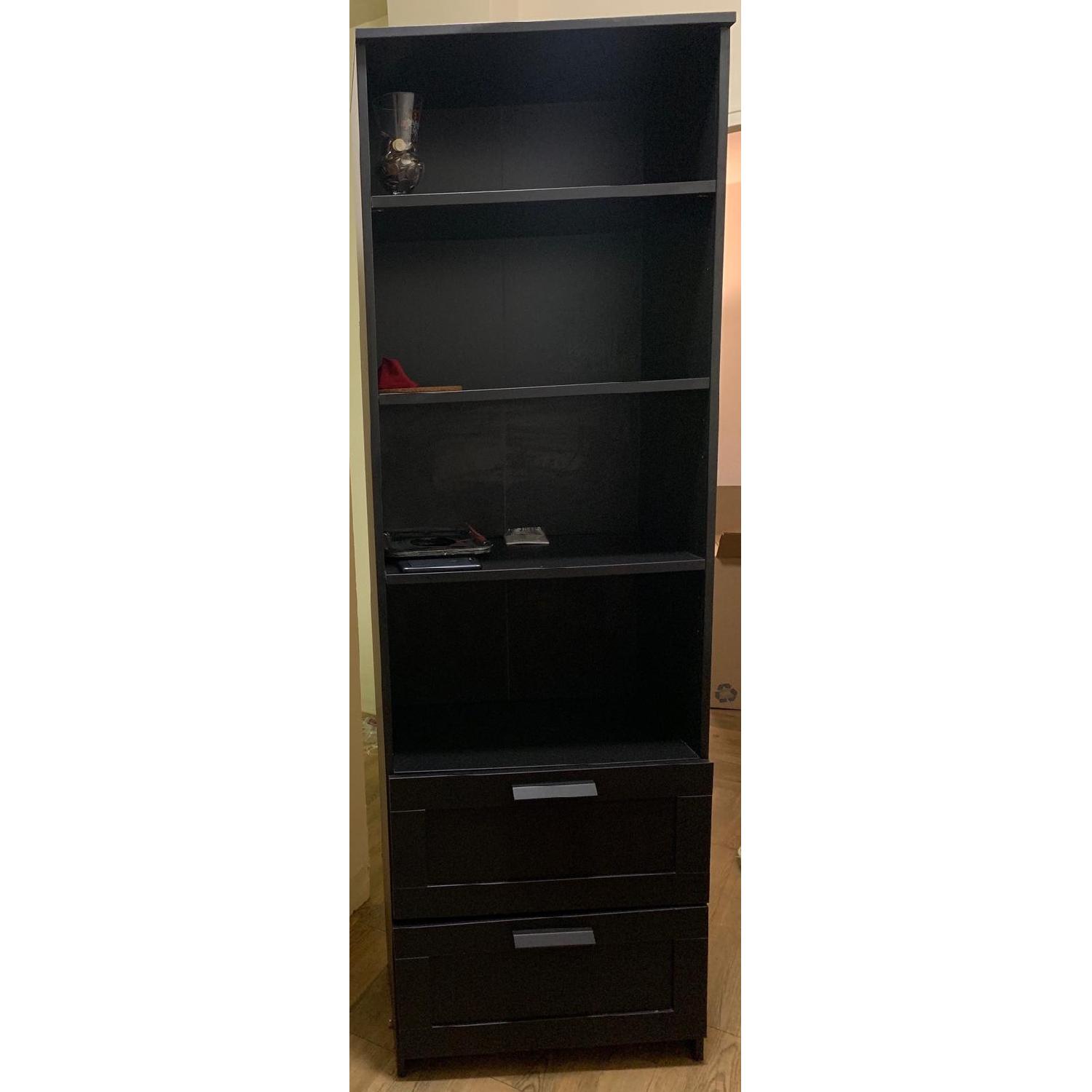 Ikea Brimnes Bookshelf w/ 2 Drawers - image-1