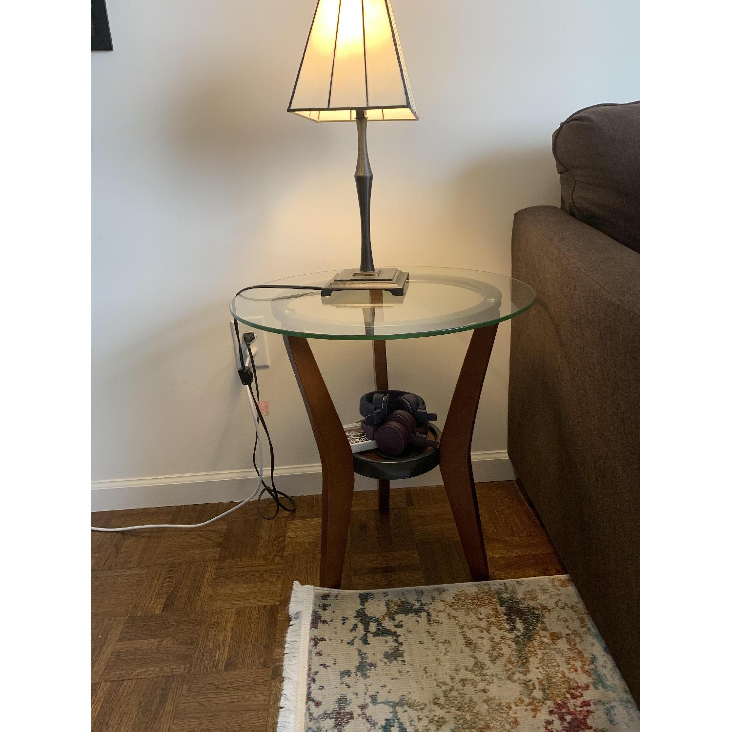 Ashley Glass Coffee Table + 2 End Tables - image-2