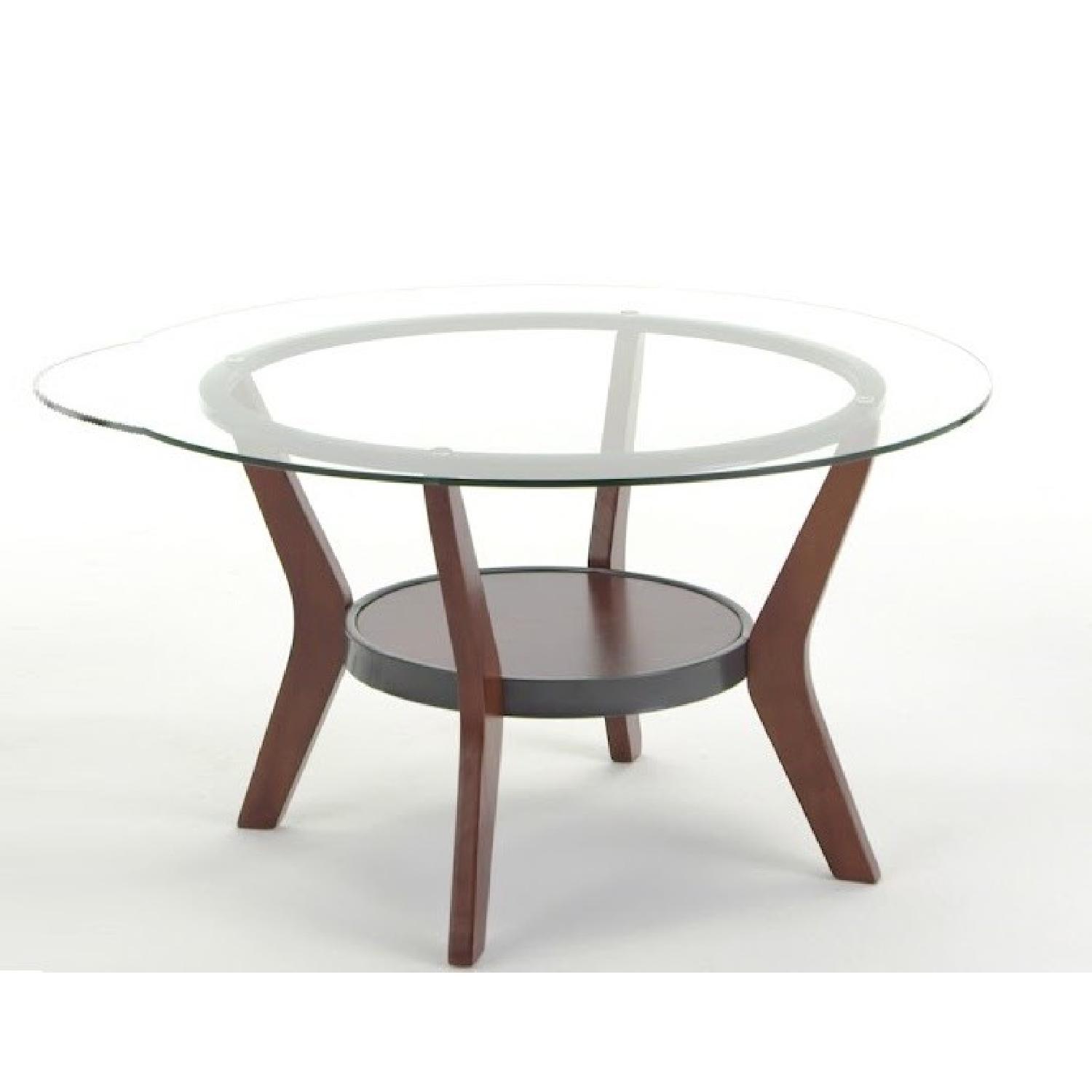 Ashley Glass Coffee Table + 2 End Tables - image-5