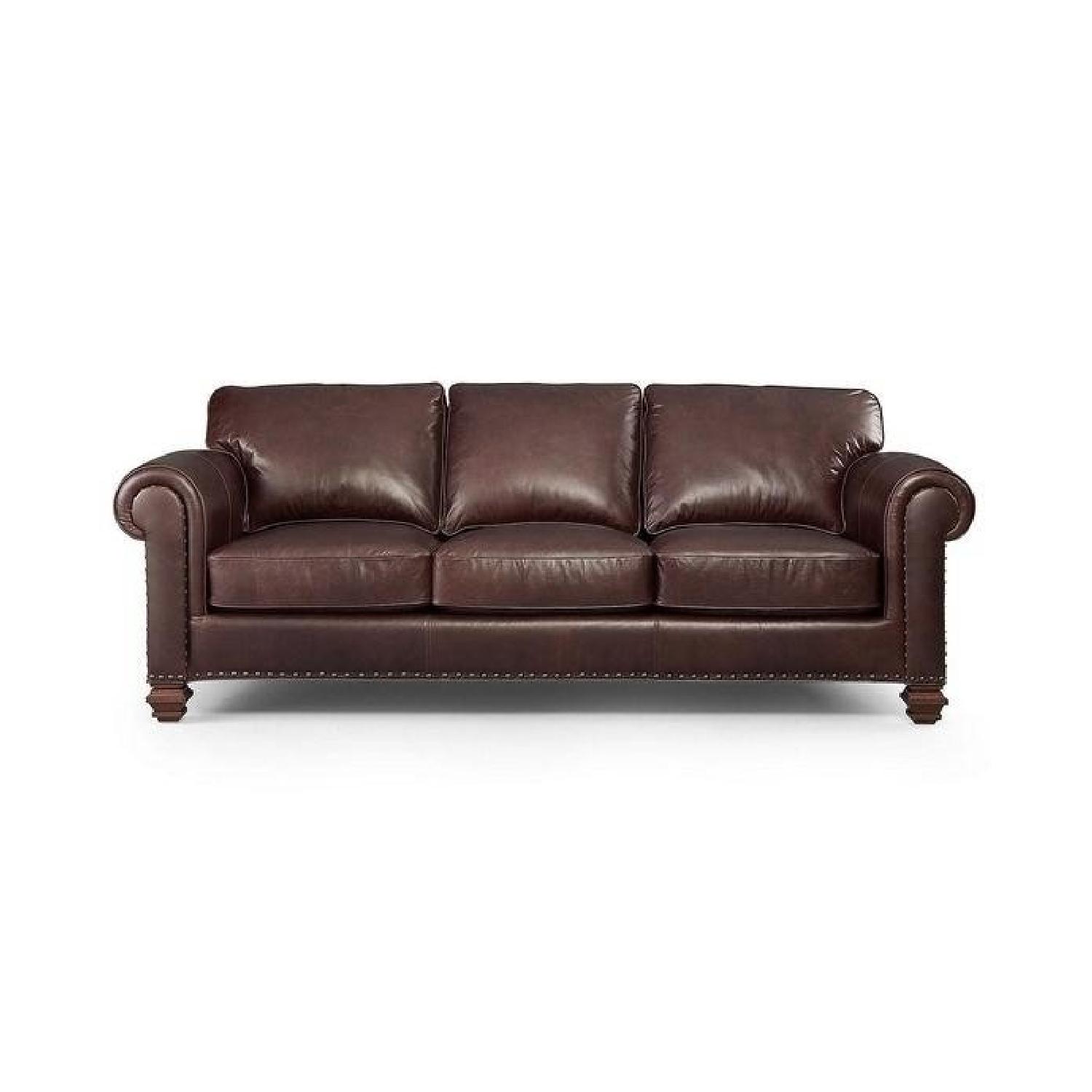 Ralph Lauren Stanmore Leather Sofa AptDeco