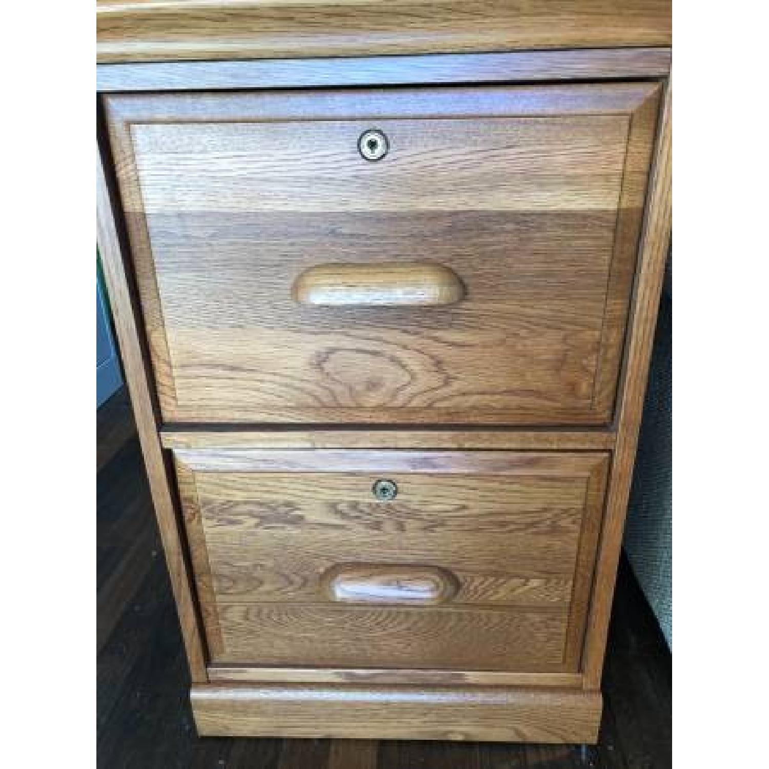 Solid Wooden Legal-Size Filing Cabinets - image-4