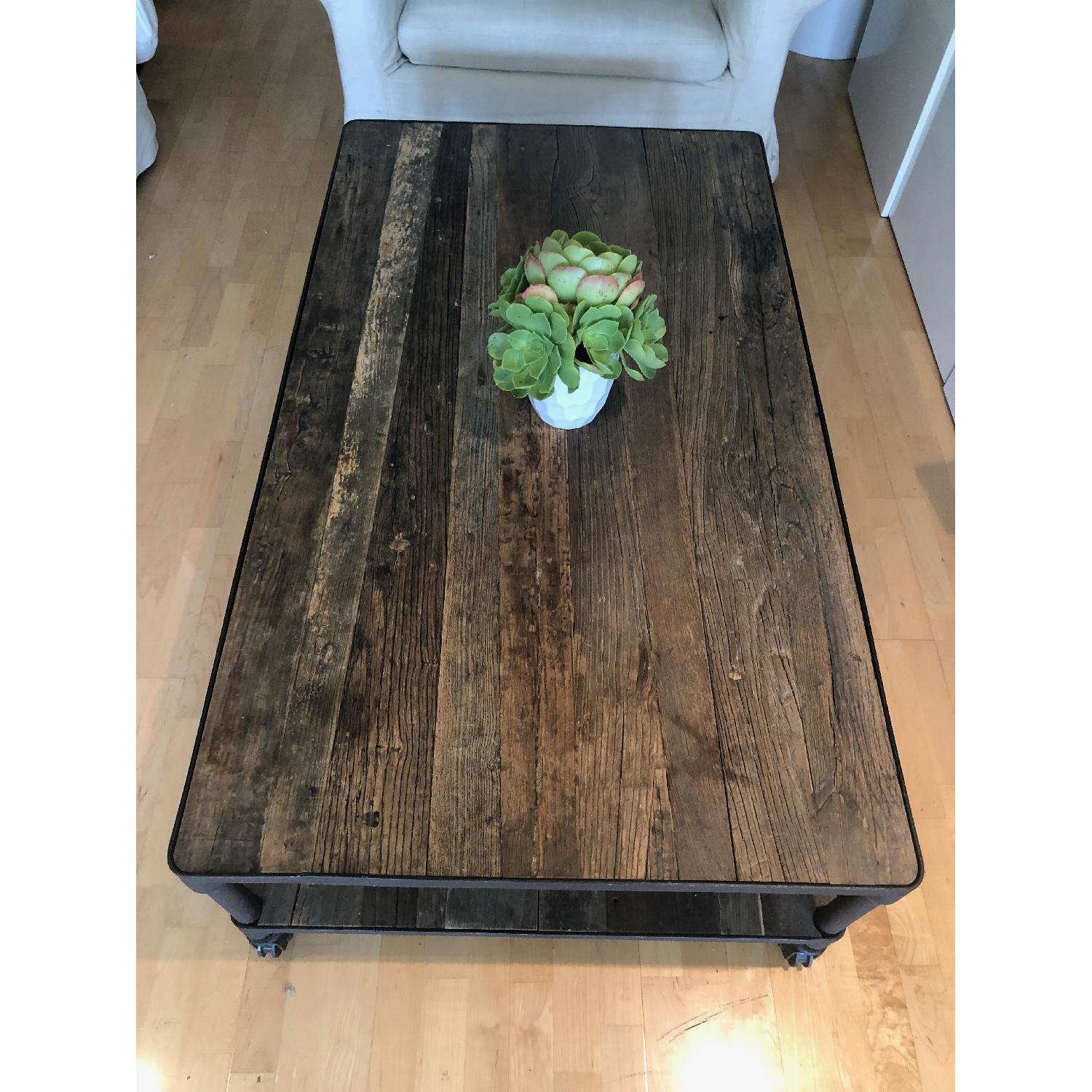 Restoration Hardware Dutch Industrial Coffee Table AptDeco