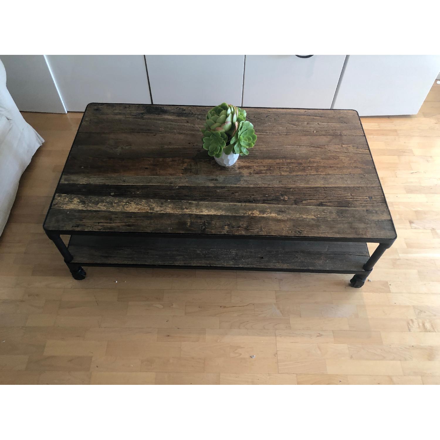 Restoration Hardware Dutch Industrial Coffee Table AptDeco