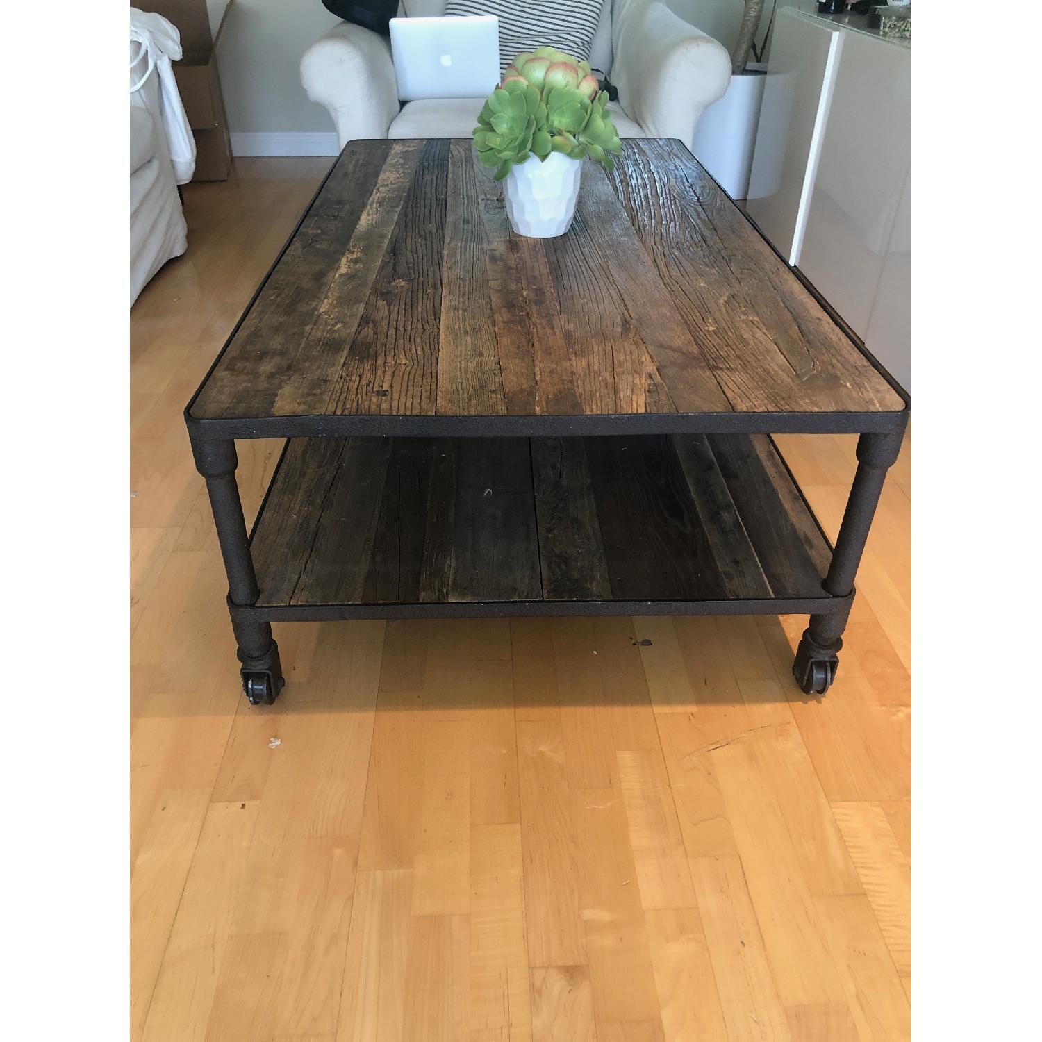 Restoration Hardware Dutch Industrial Coffee Table AptDeco