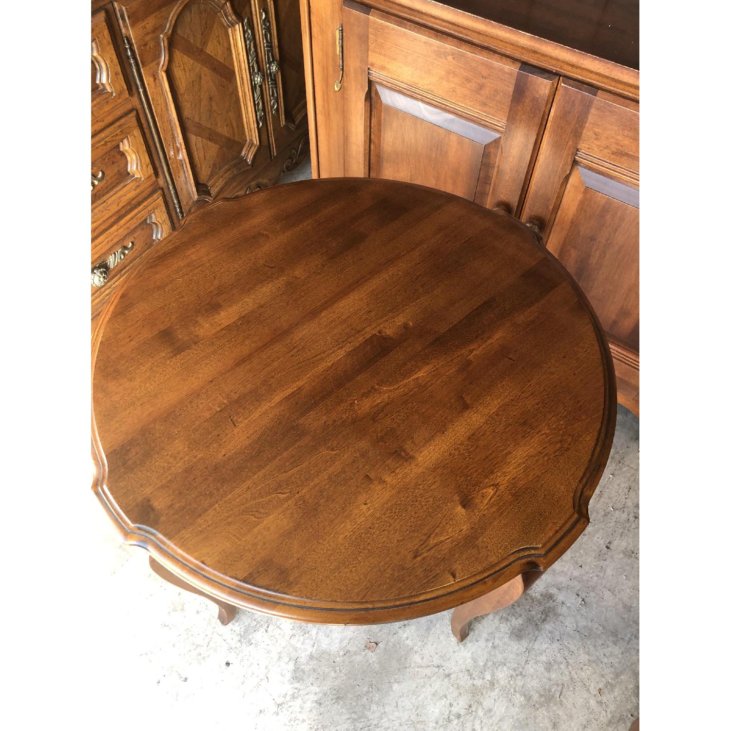 Ethan Allen Country French Accent Table AptDeco