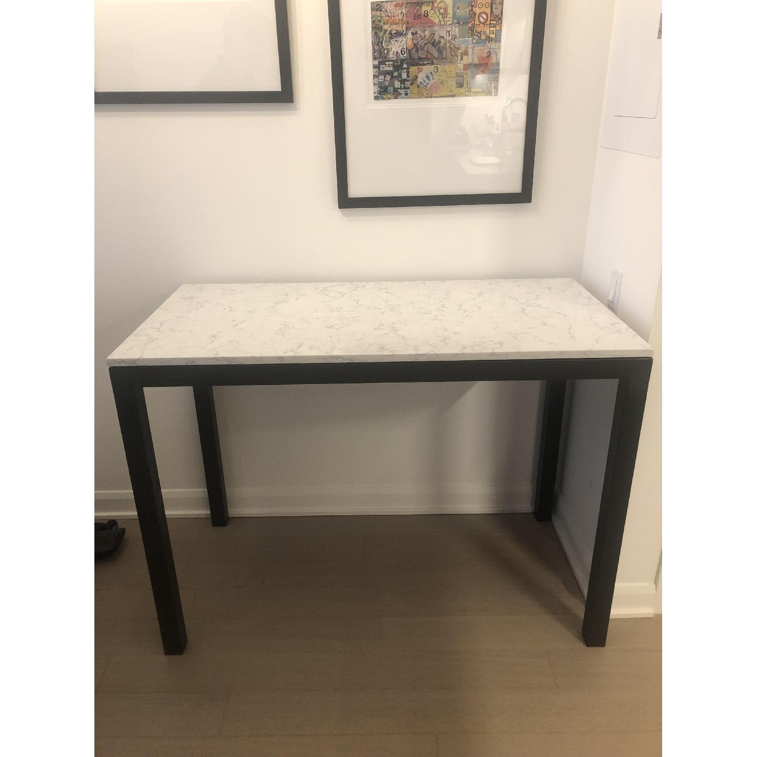 Room & Board Parsons Marbled Quartz Counter Table AptDeco