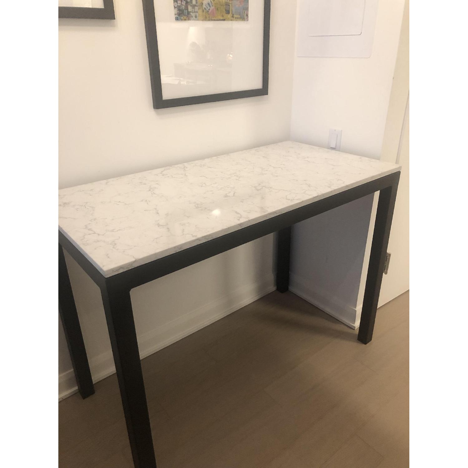 Room & Board Parsons Marbled Quartz Counter Table AptDeco