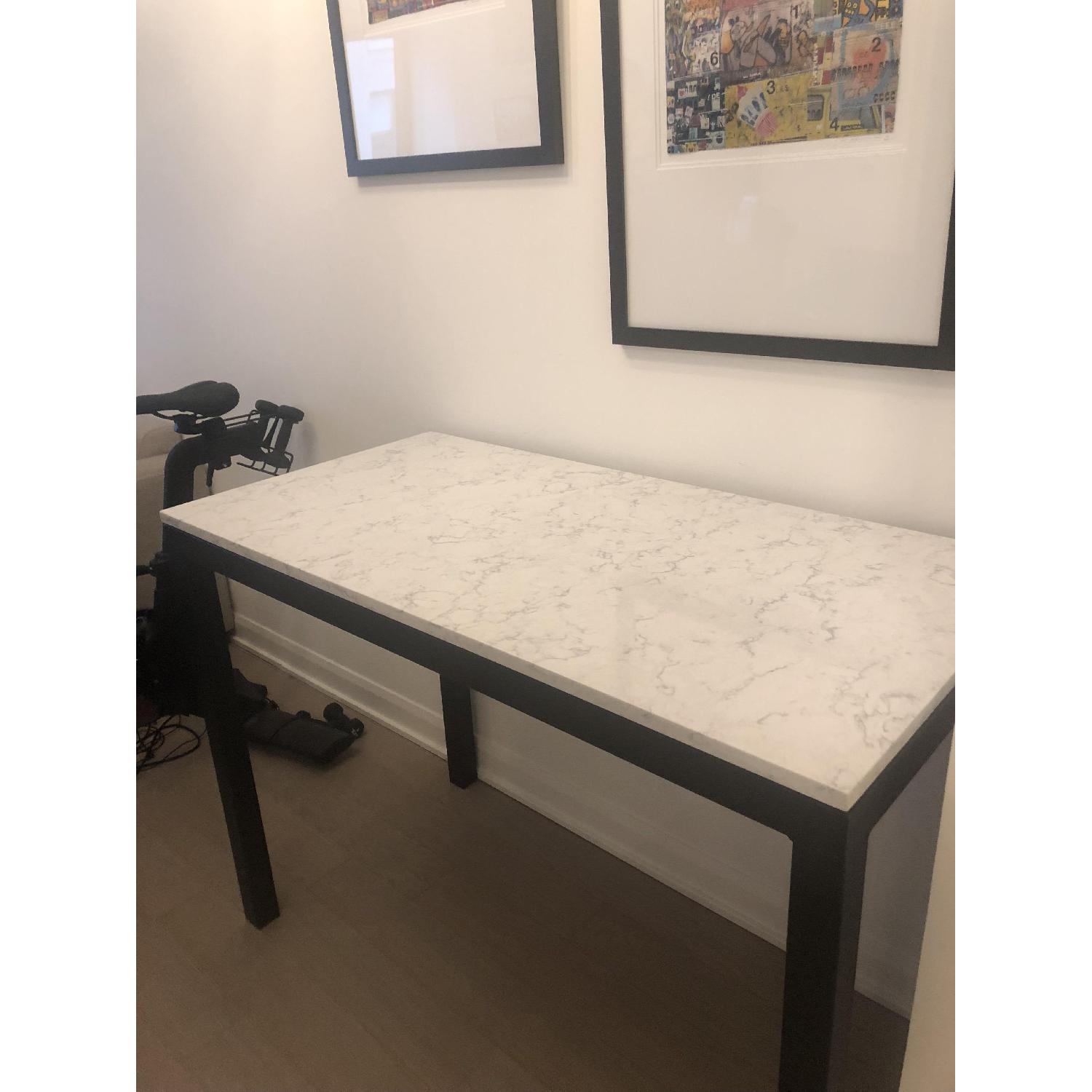 Room & Board Parsons Marbled Quartz Counter Table AptDeco