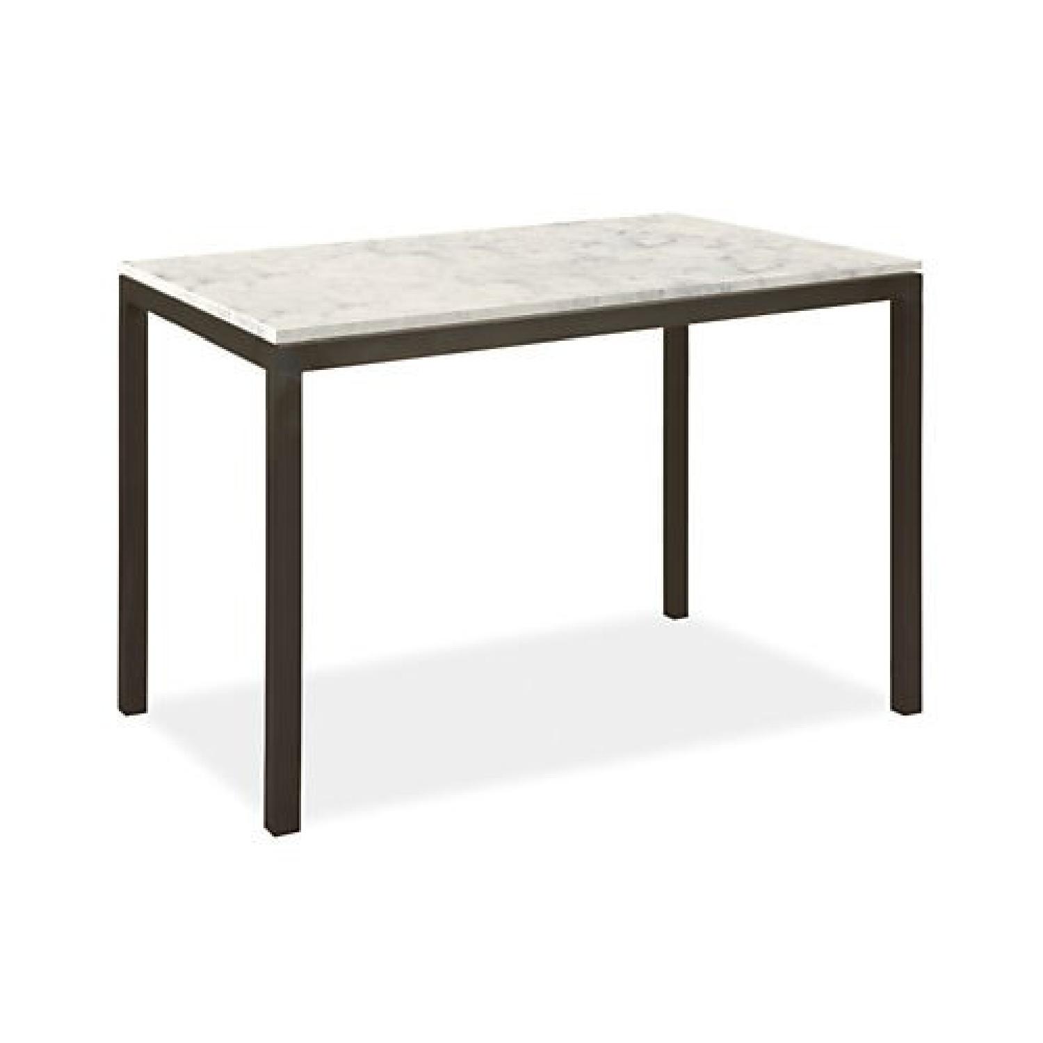 Room & Board Parsons Marbled Quartz Counter Table AptDeco