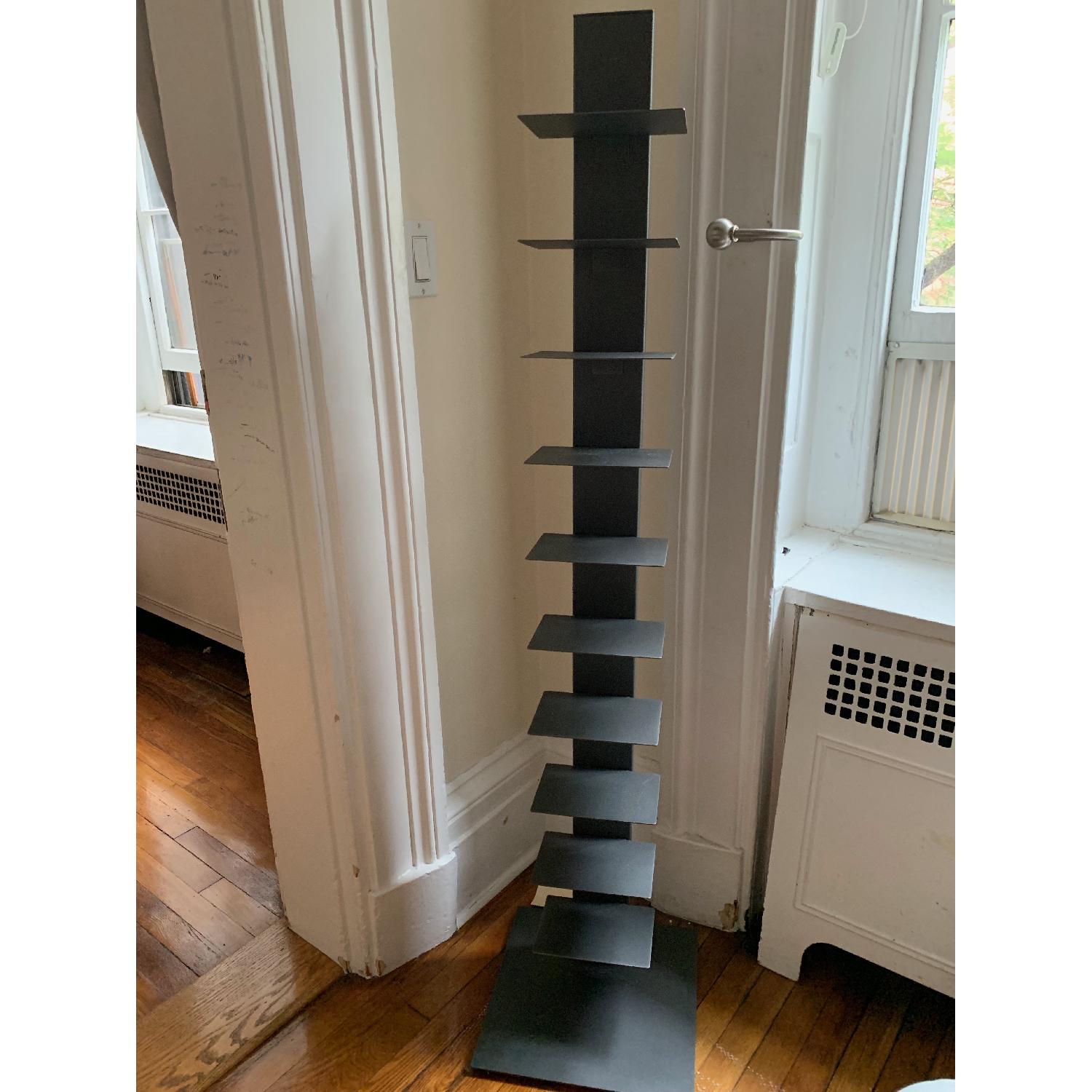 Container Store Anthracite Floating Bookshelf - image-5