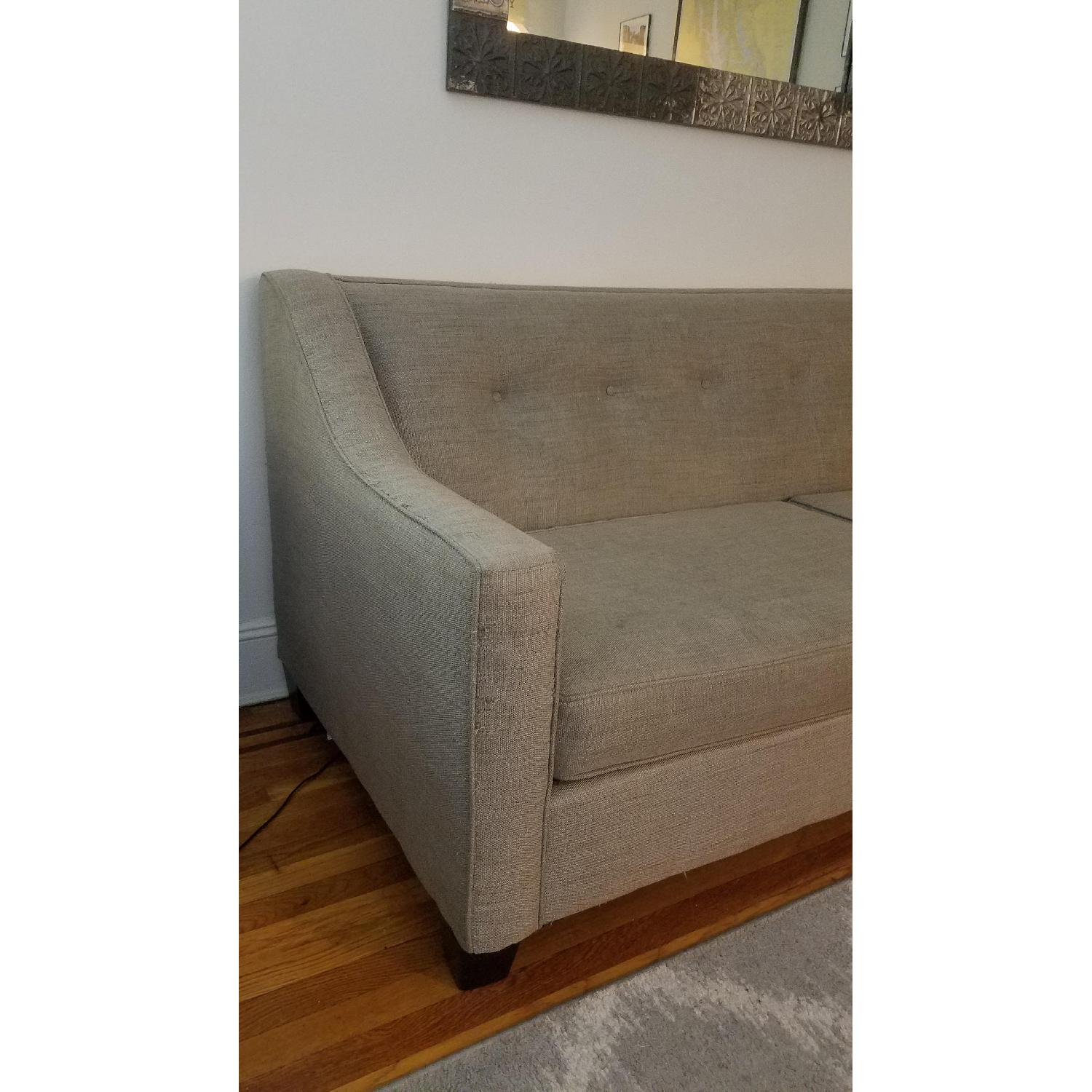 Bob's Colby Tufted Gray Sofa - image-2