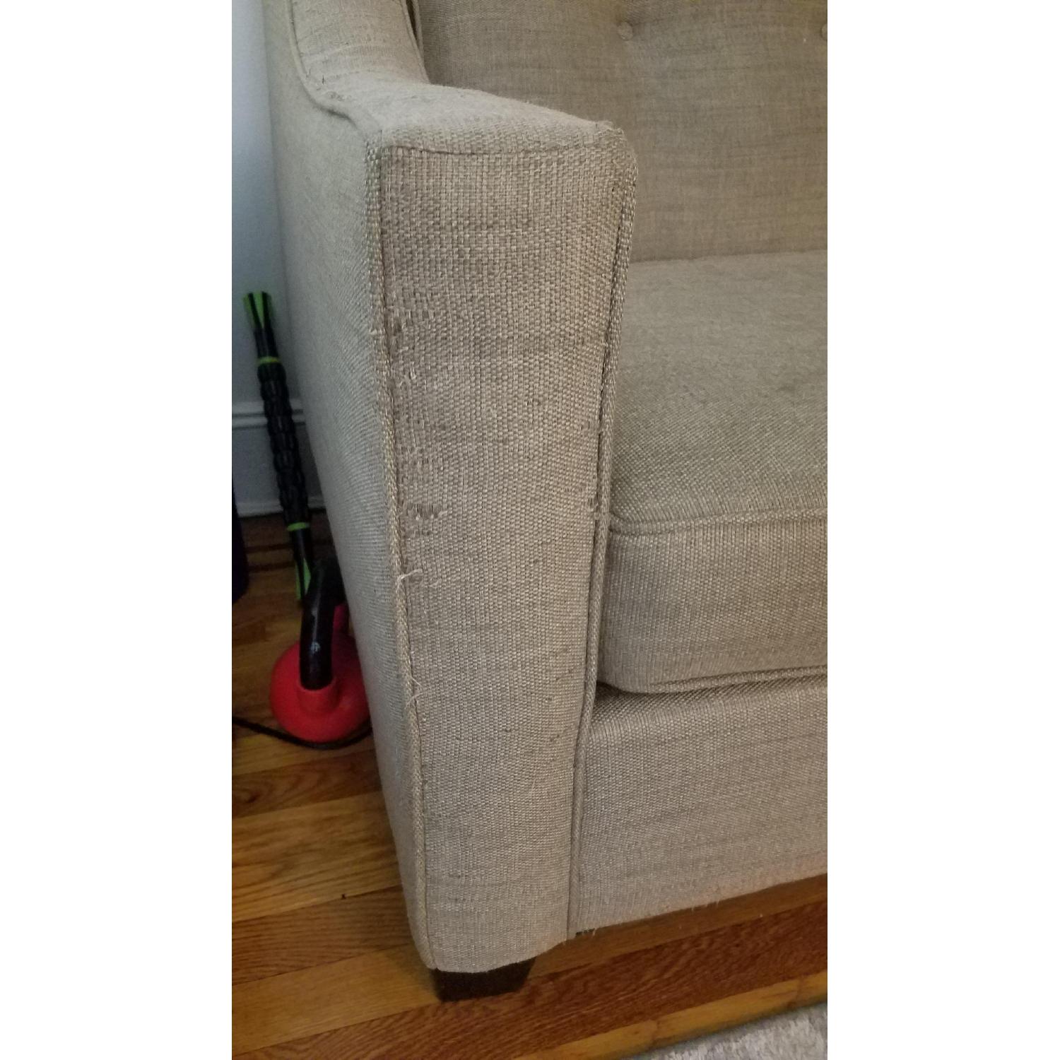 Bob's Colby Tufted Gray Sofa - image-3