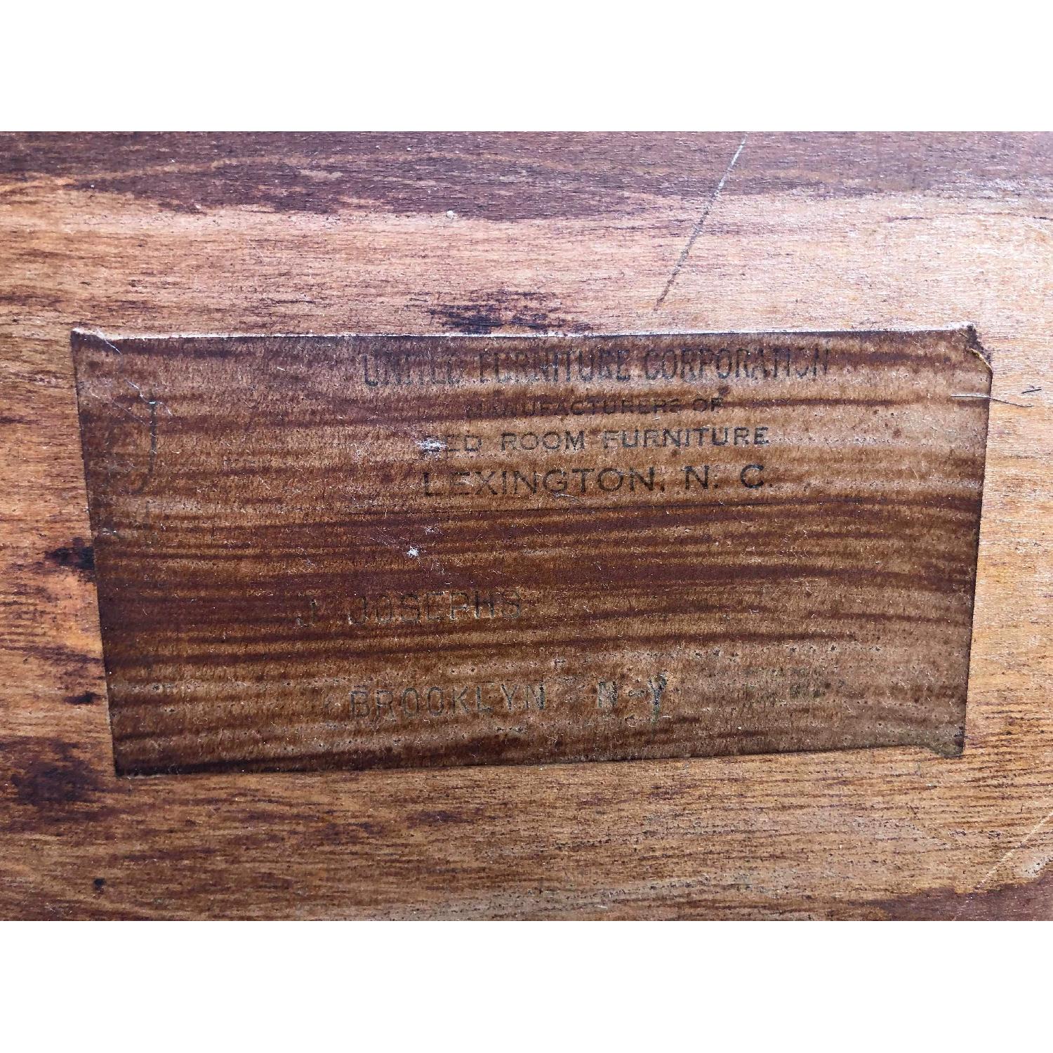 Antique 1940s Art Deco Style Waterfall Wardrobe/Dresser - image-4