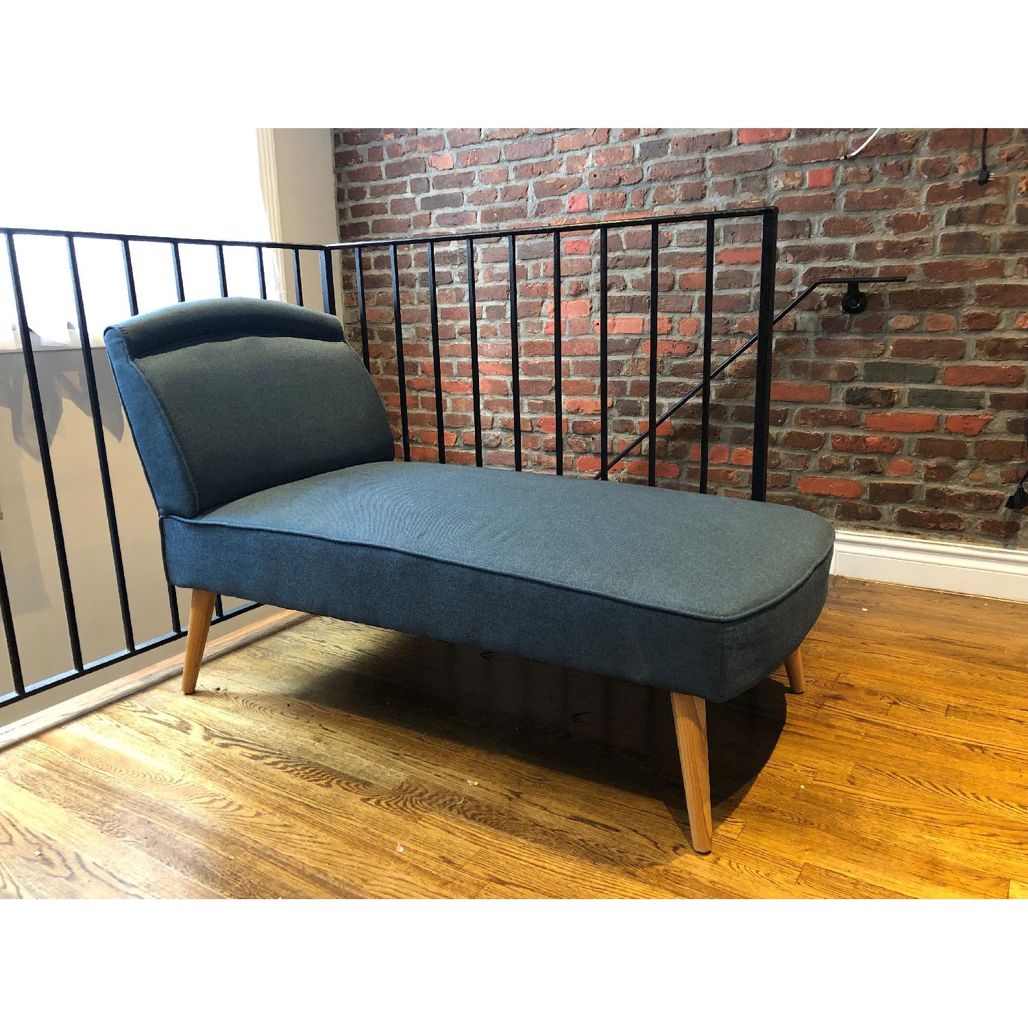 Trule Teen Linder Navy Chaise Lounge - image-1