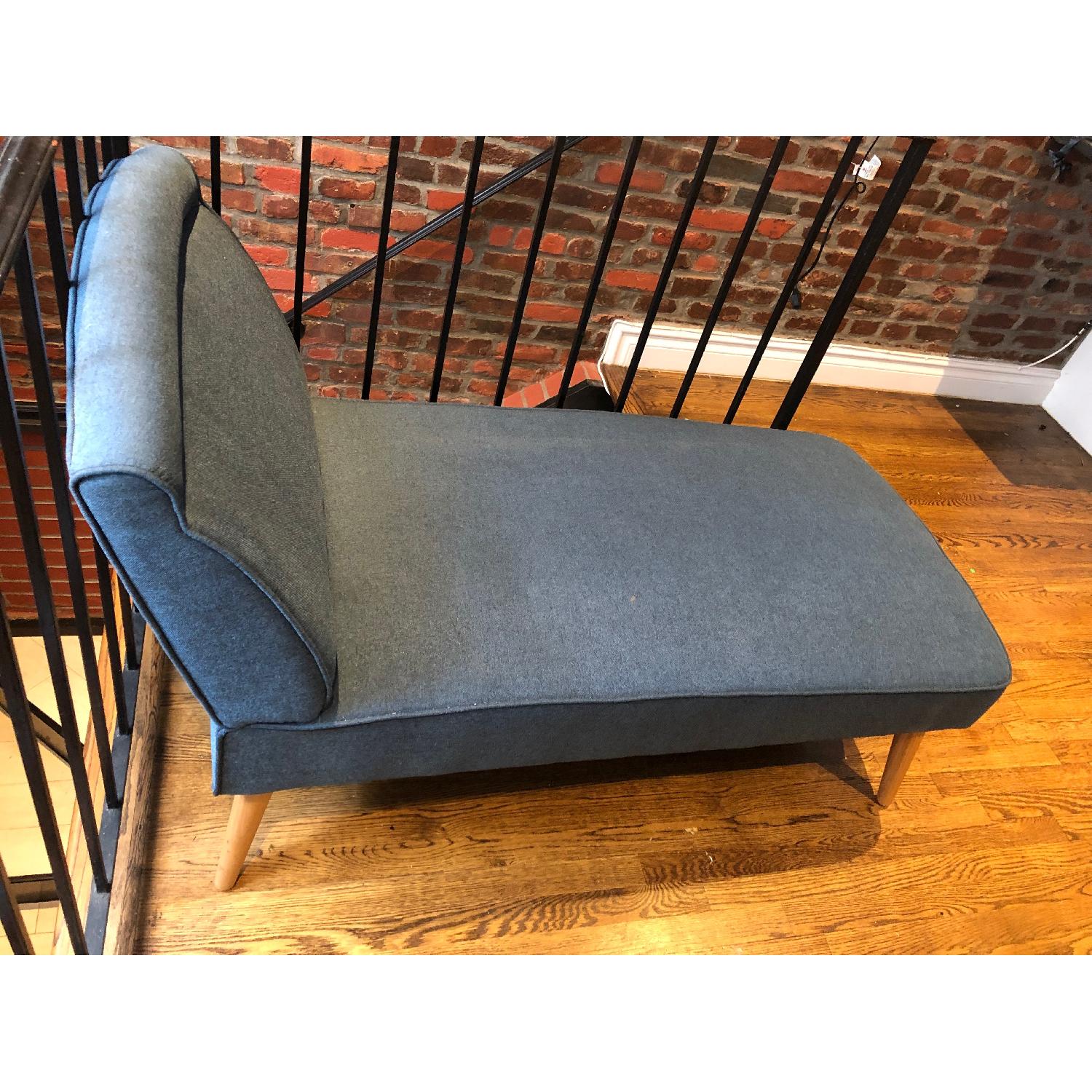 Trule Teen Linder Navy Chaise Lounge - image-3