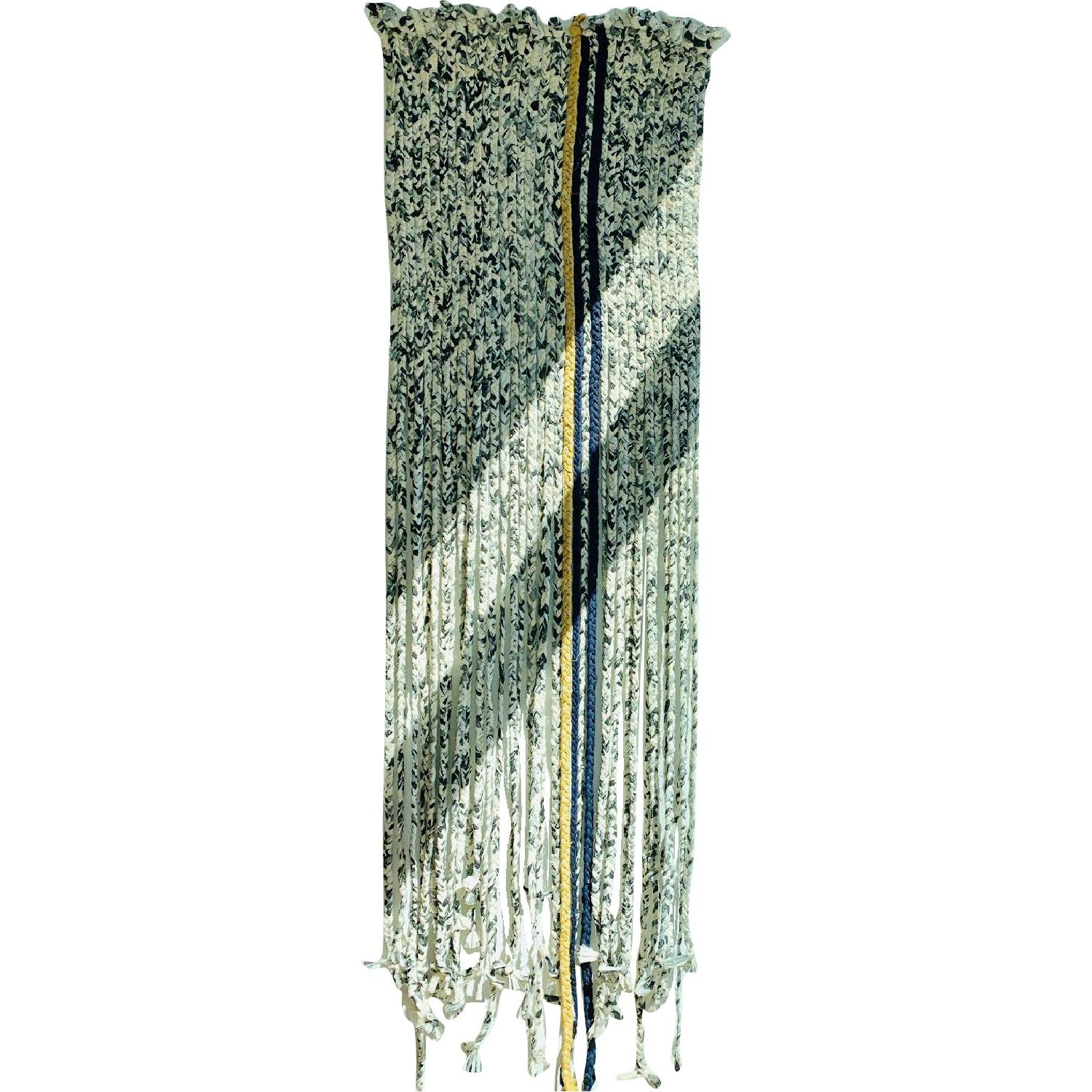 CB2 Braided Fringe Wall Hanging AptDeco