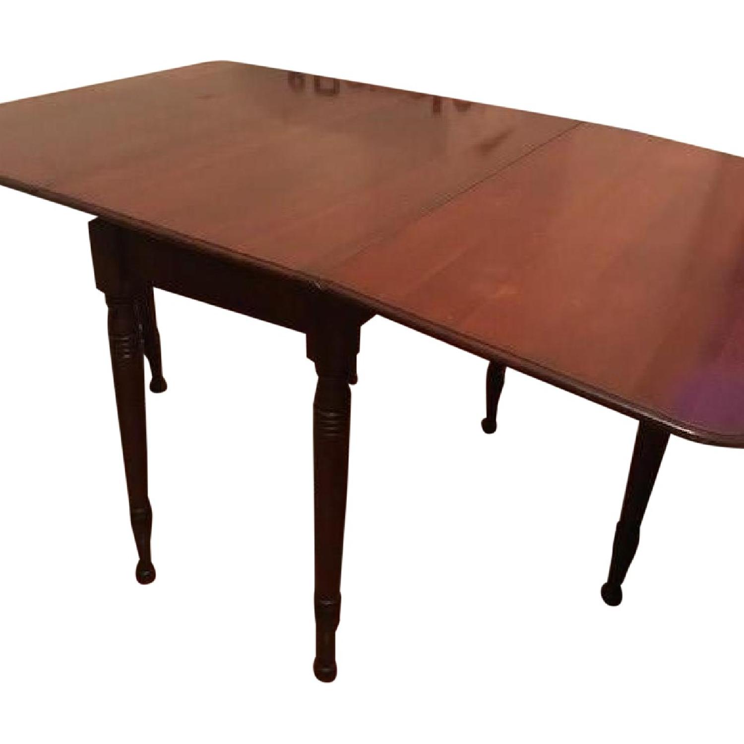 Antique Cherry Wood GateLeg Table AptDeco