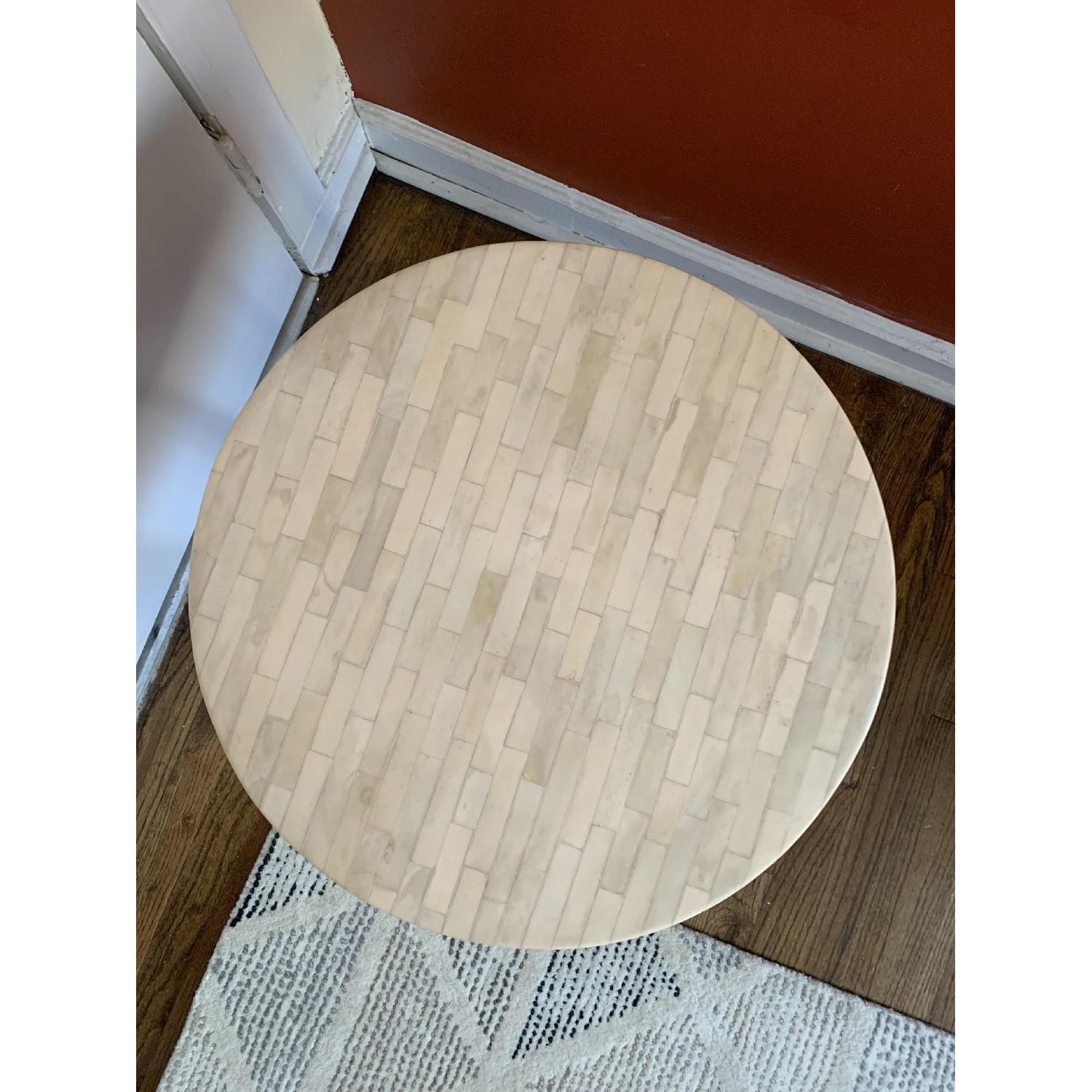 West Elm Bone Side Table in Ivory - image-2