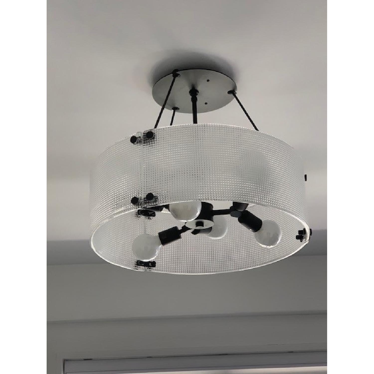 Rejuvenation Willamette Clear Diamond Glass Chandelier - image-1